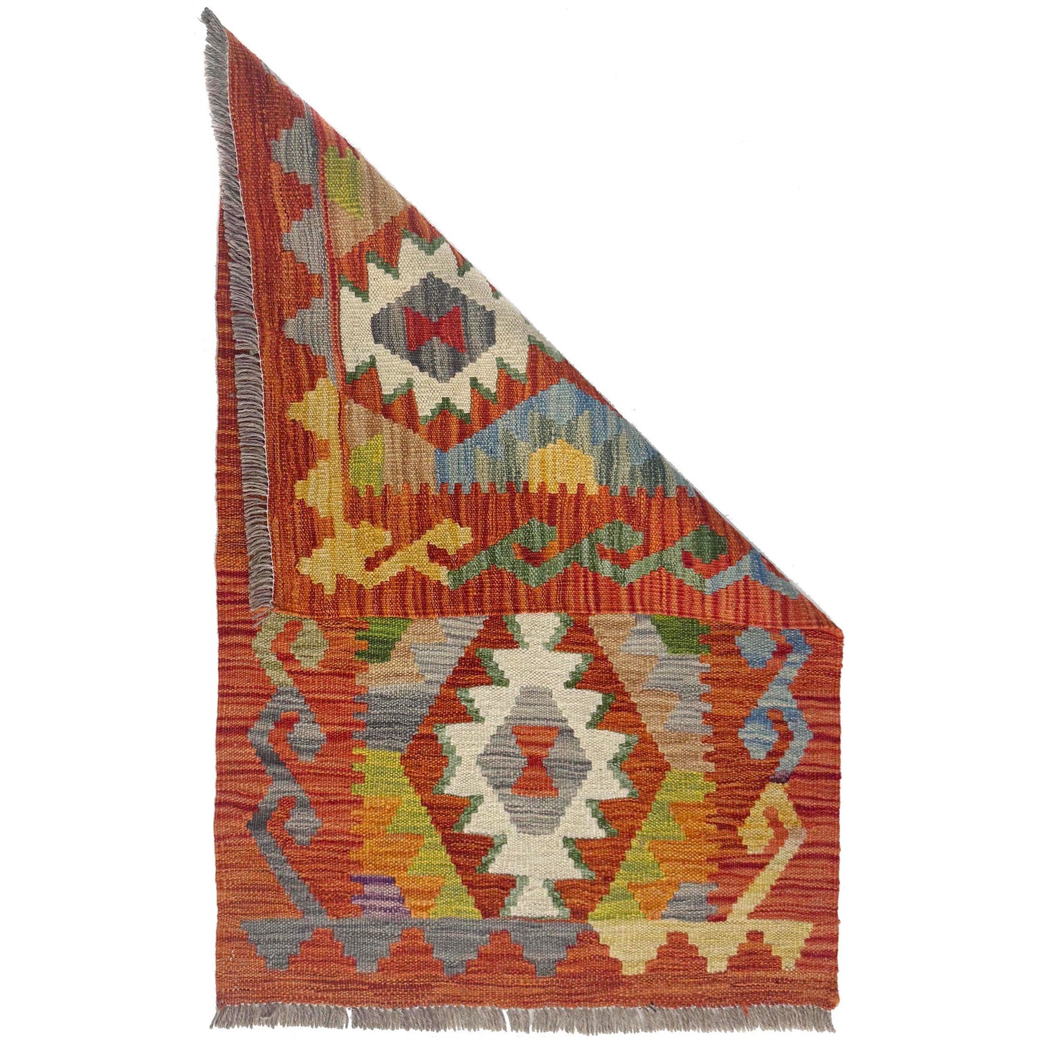 Handmade Vegetable Kilim 2' 0" x 3' 2" (ft) - No. R38379