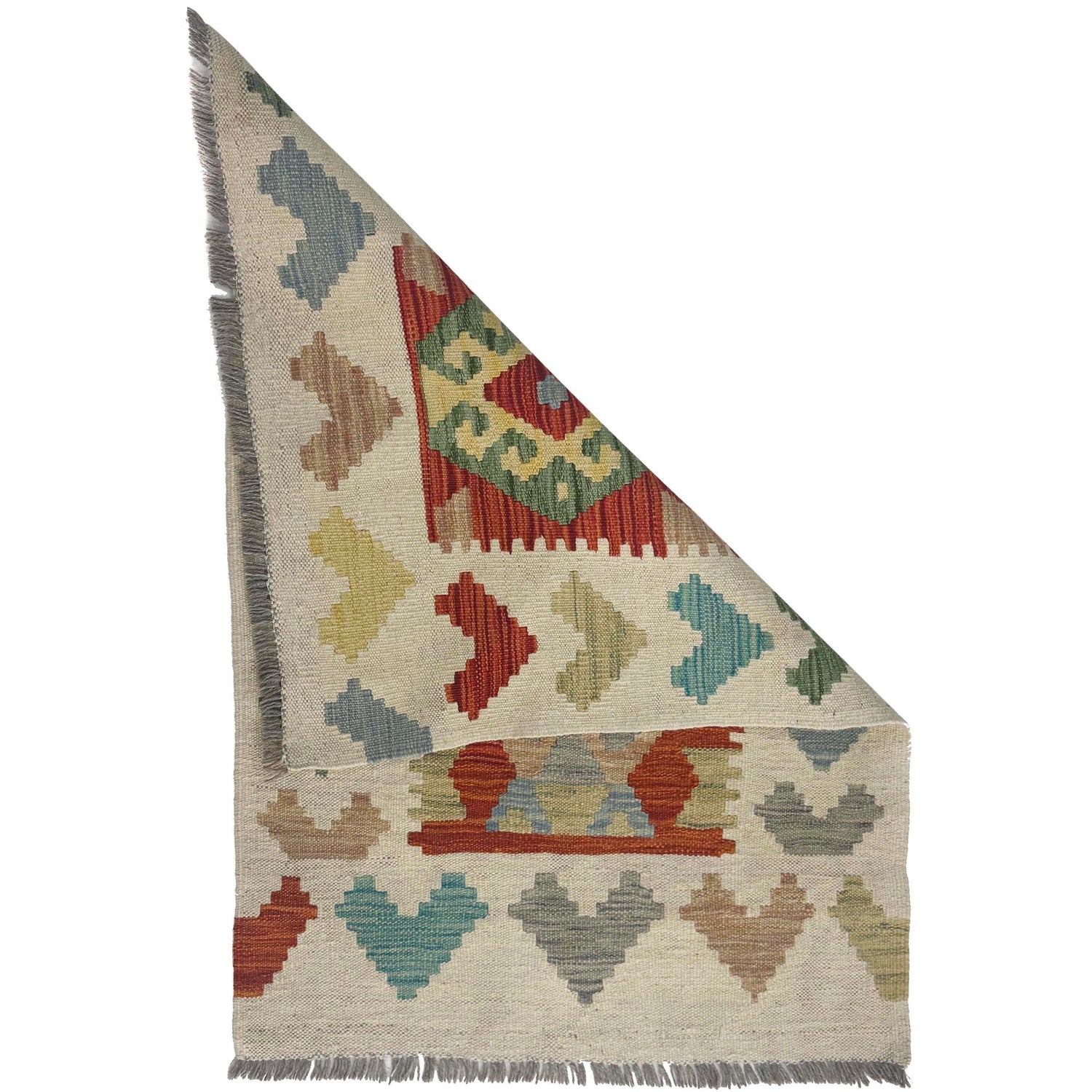 Handmade Vegetable Kilim 2' 2" x 3' 3" (ft) - No. R38392