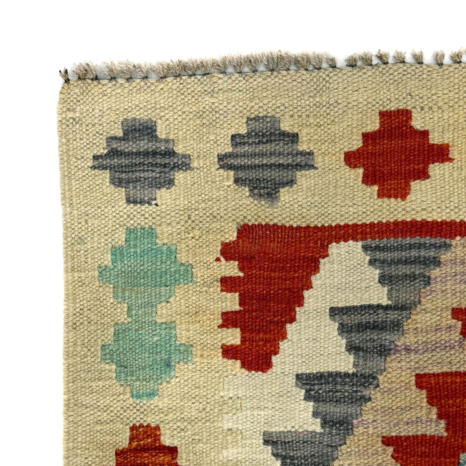 Handmade Vegetable Kilim 2' 6" x 4' 2" (ft) - No. R38407