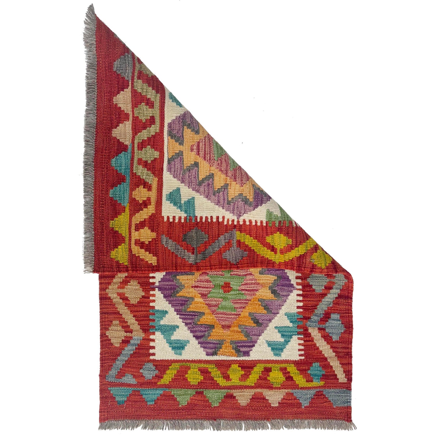 Handmade Vegetable Kelim 2' 0" x 3' 5" (ft) - No. R38418