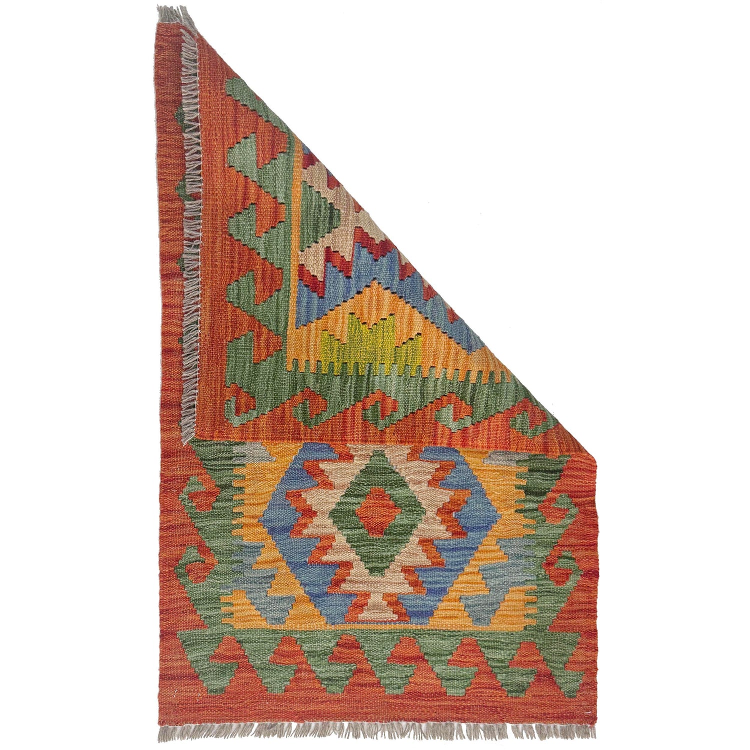 Handmade Vegetable Kilim 2' 0" x 3' 3" (ft) - No. R38423