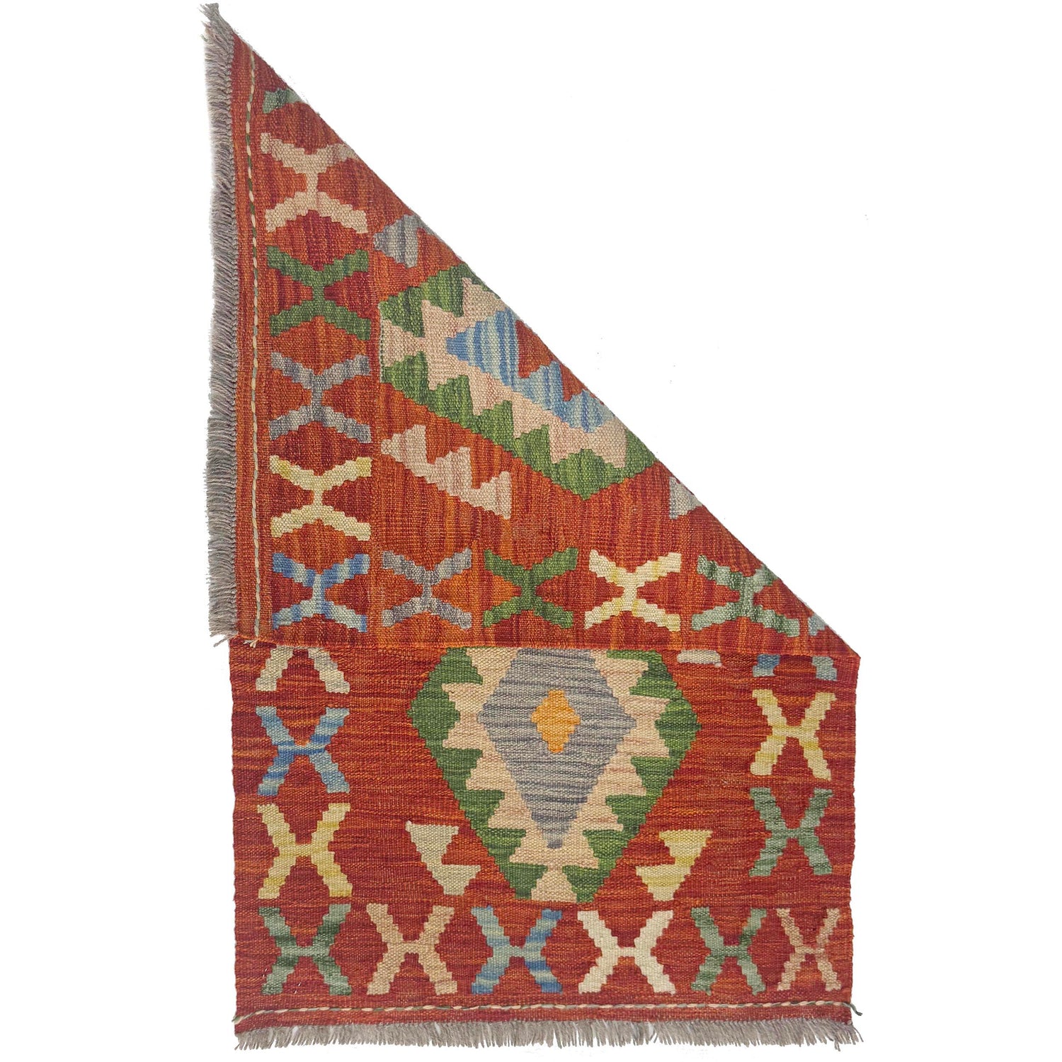 Handmade Vegetable Kilim 2' 0" x 3' 4" (ft) - No. R38438