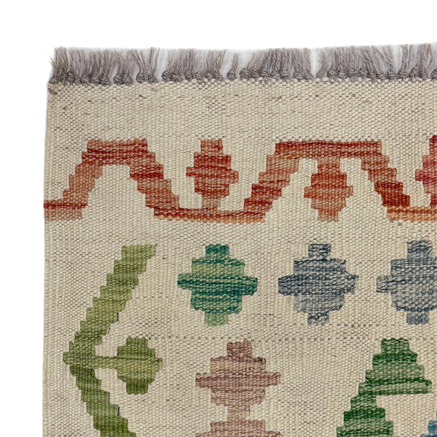 Handmade Vegetable Kelim 4' 11" x 6' 4" (ft) - No. R38450