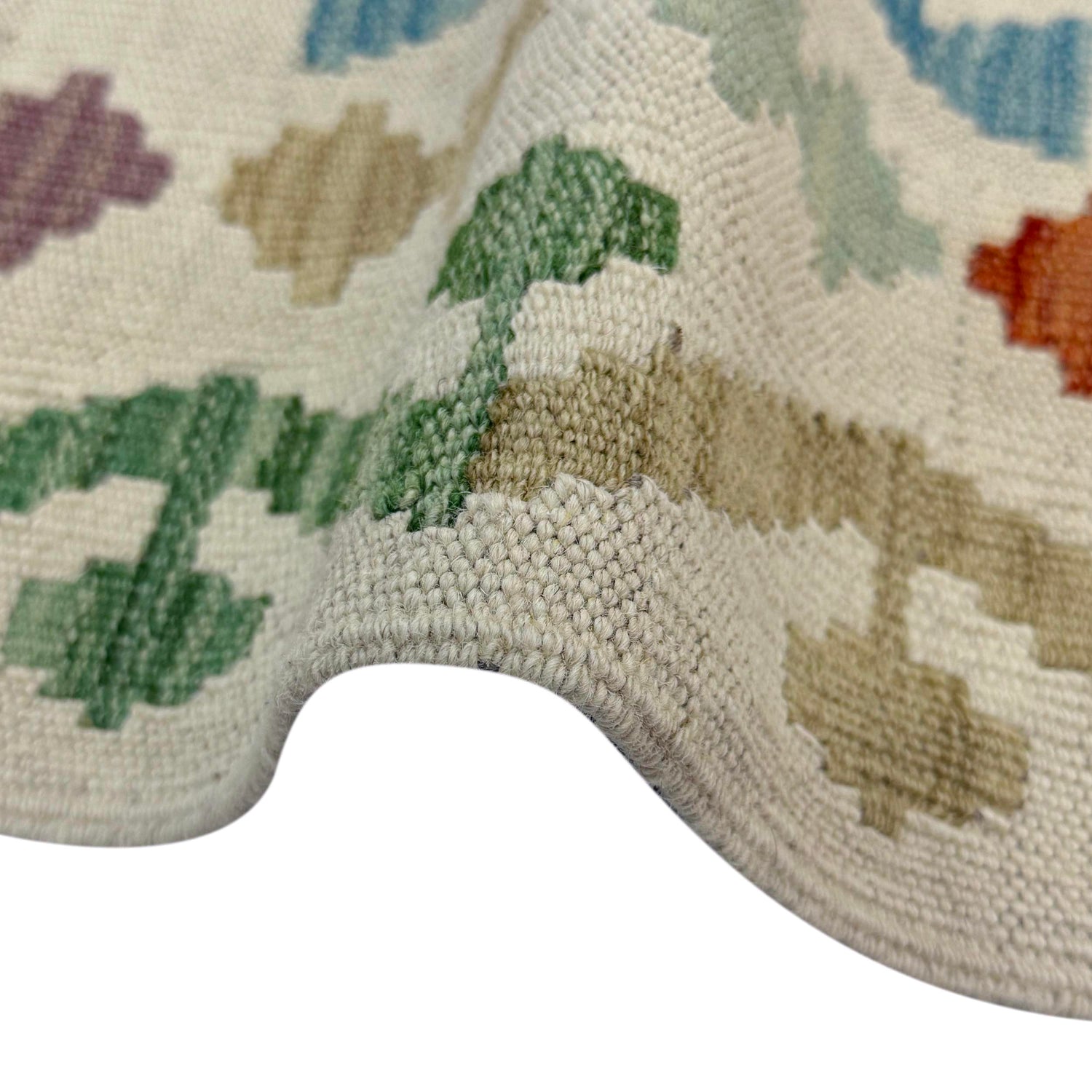 Handmade Vegetable Kelim 4' 11" x 6' 4" (ft) - No. R38450