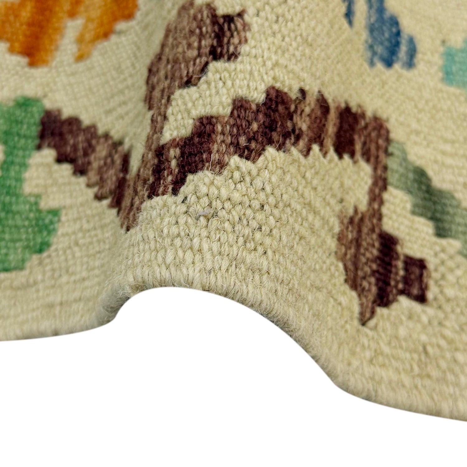 Handmade Vegetable Kilim 4' 10" x 6' 5" (ft) - No. R38451