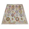 Handmade Vegetable Kelim 5' 1" x 6' 10" (ft) - No. R38452