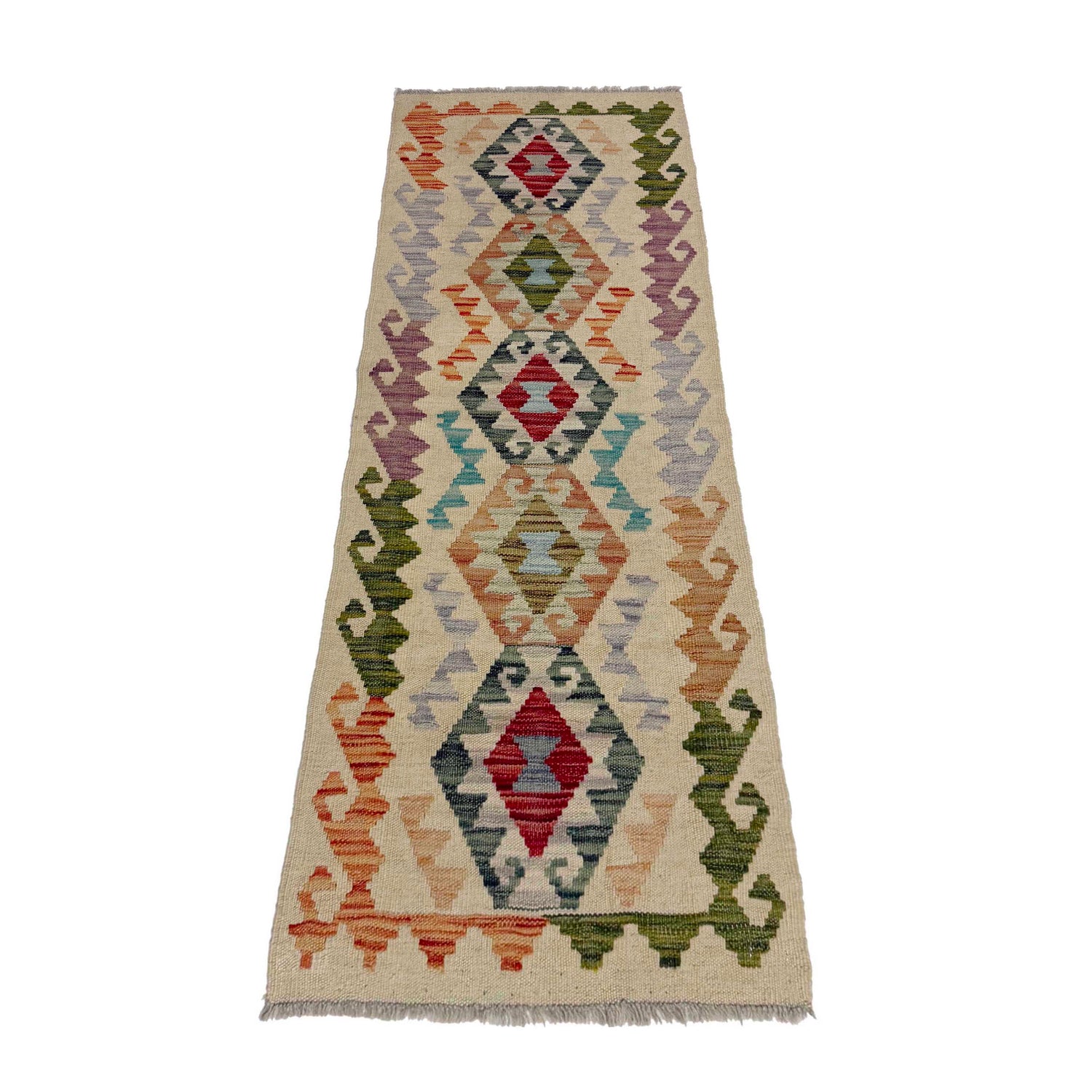 Vegetable Kilim Runner 1' 11" x 5' 7" (ft)- No. R38610