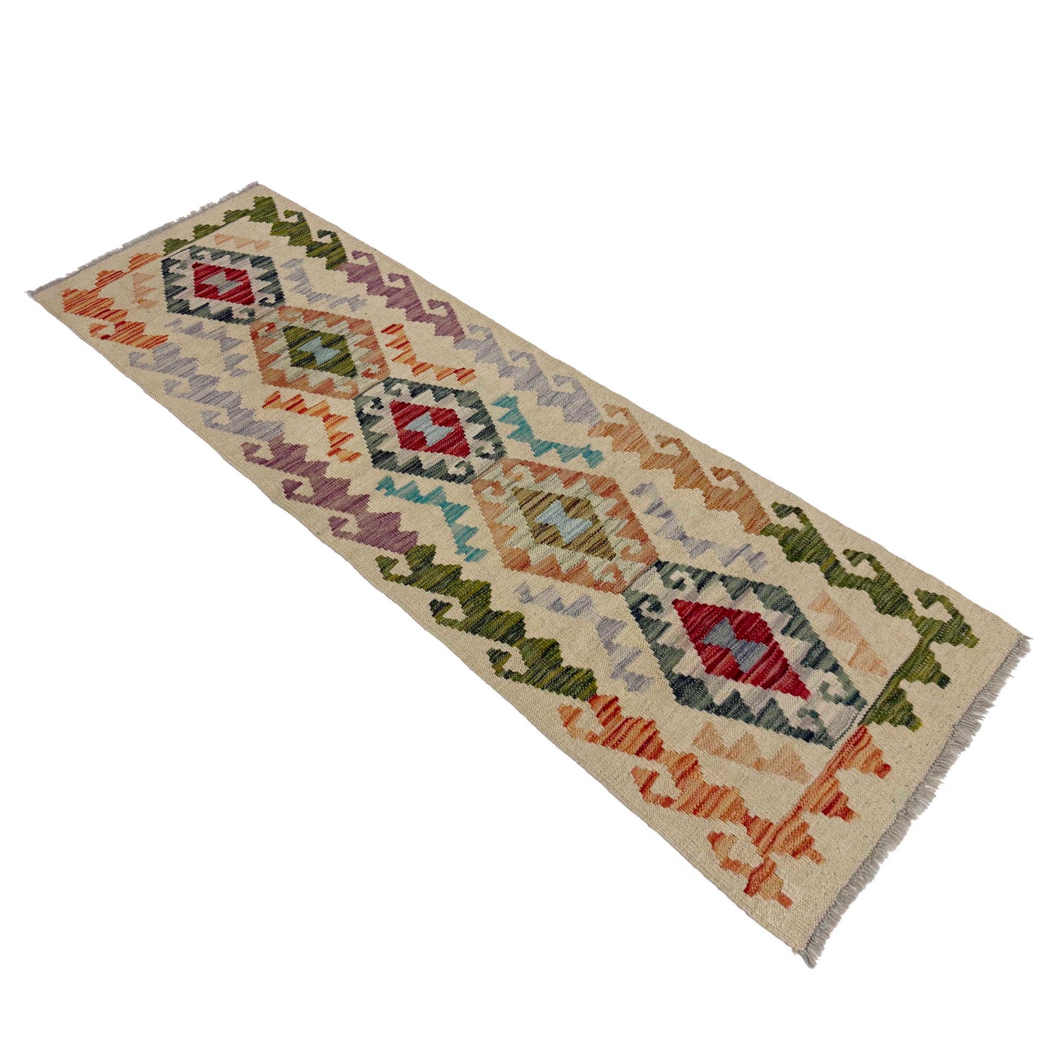 Vegetable Kilim Runner 1' 11" x 5' 7" (ft)- No. R38610