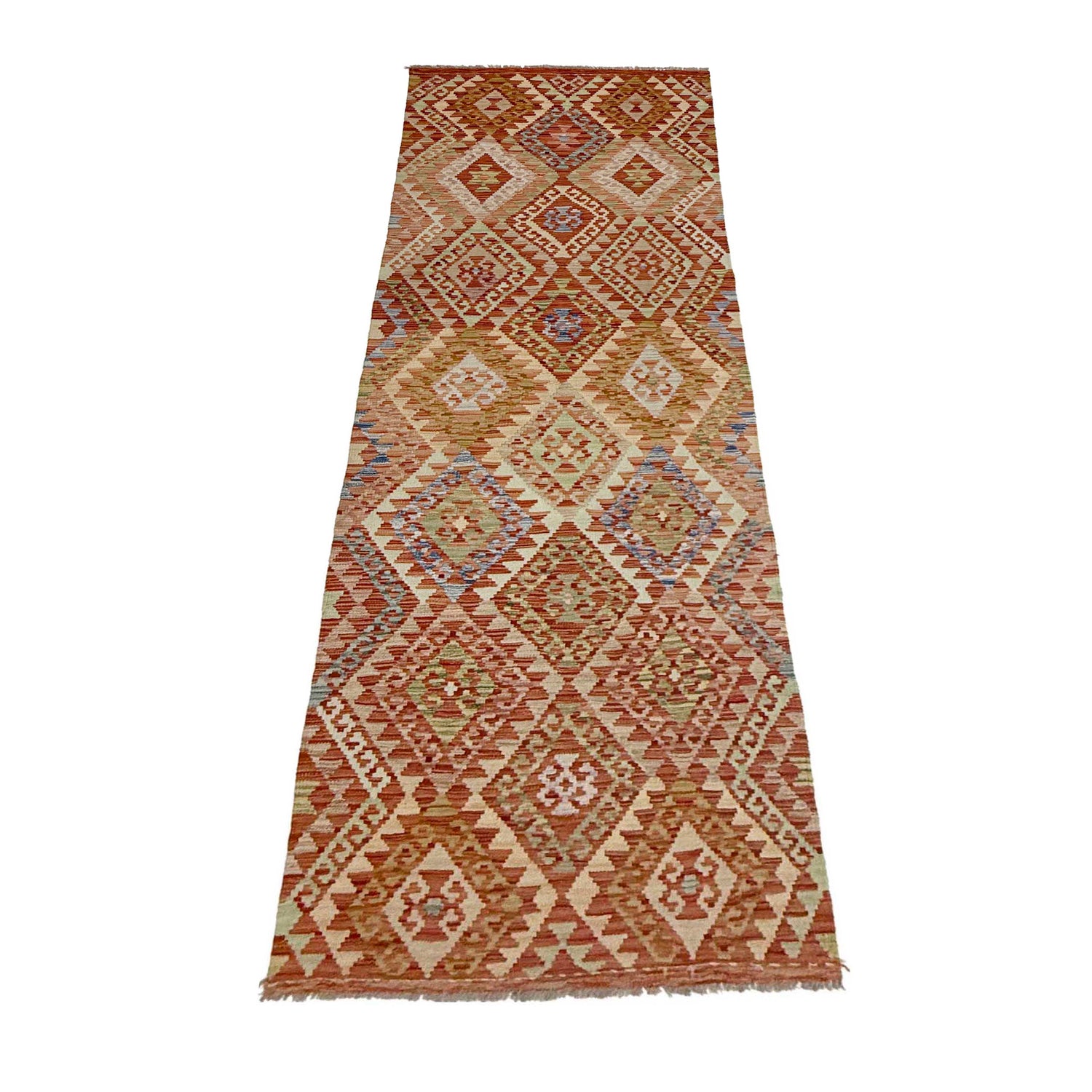 Vegetable Kilim Runner 3' 1" x 10' 0" (ft) - No. R38620