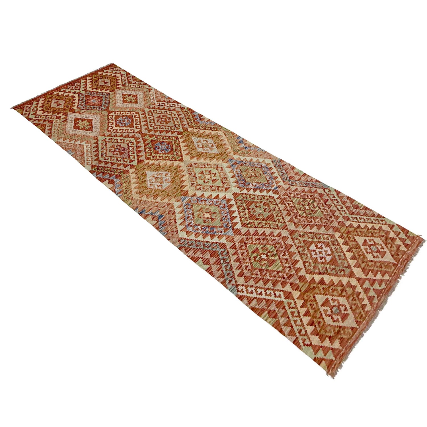 Vegetable Kilim Runner 3' 1" x 10' 0" (ft) - No. R38620