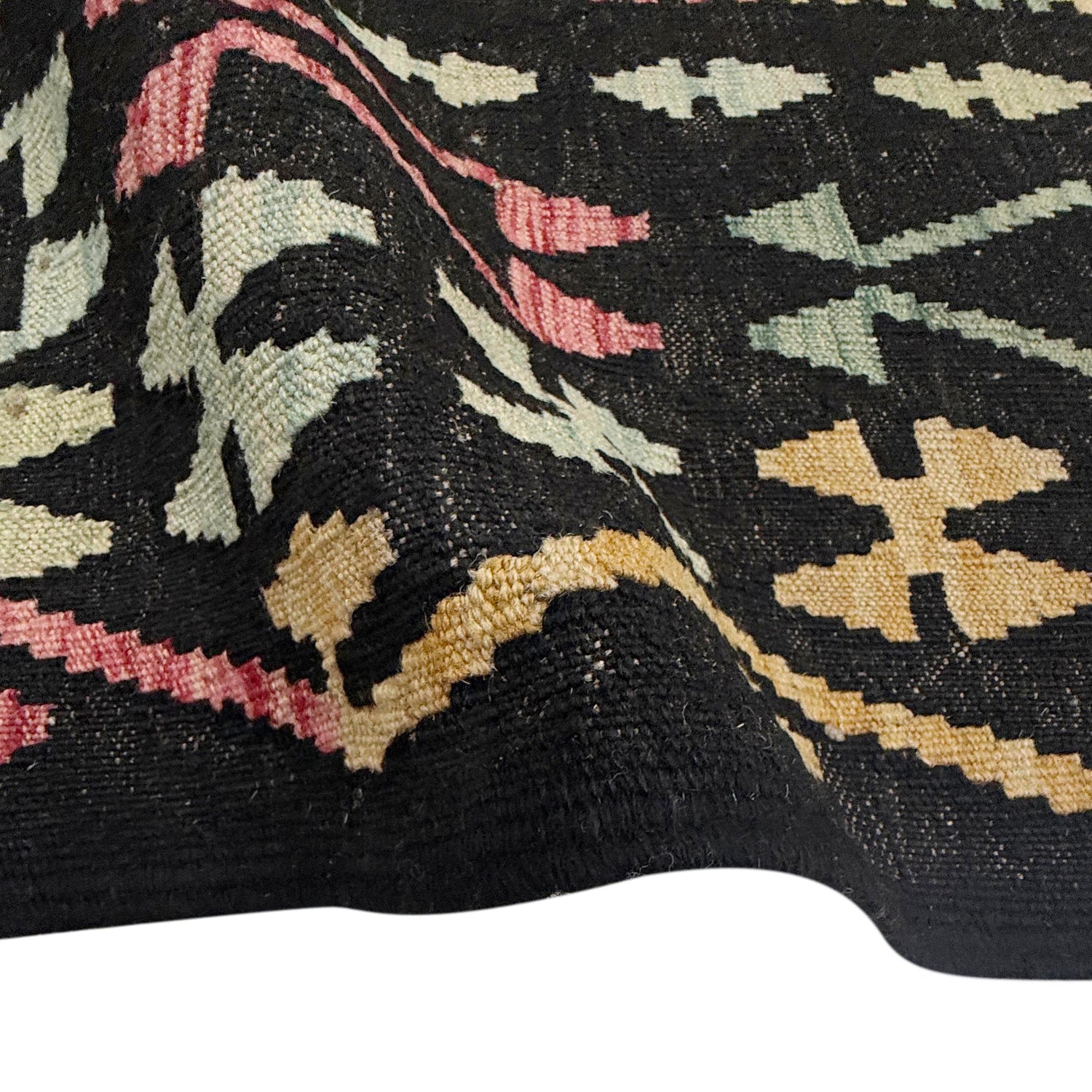 Handmade Vegetable Kilim 6' 7" x 9' 10" (ft) - No. R38621