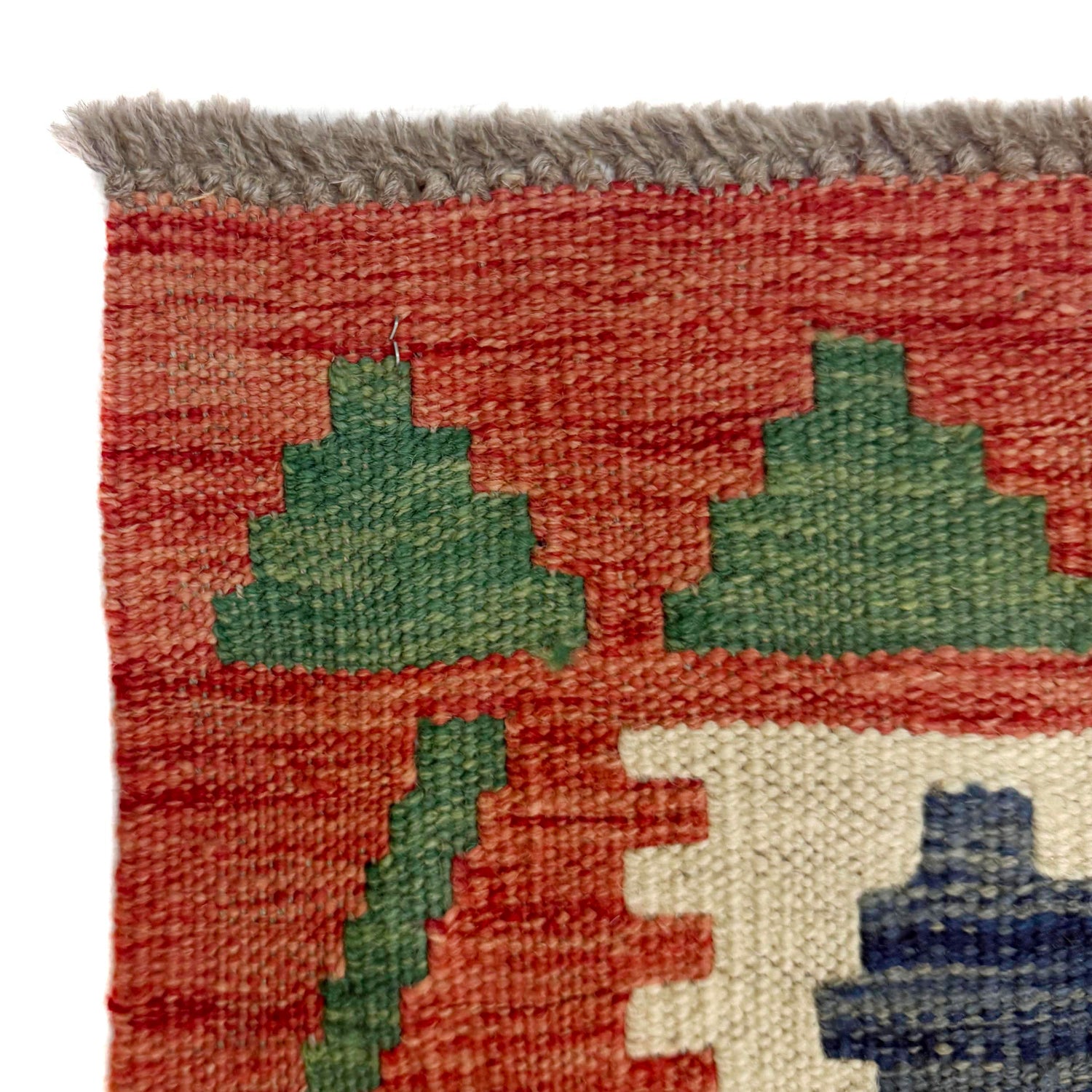 Handmade Vegetable Kilim 6' 7" x 9' 9" (ft) - No. R38628