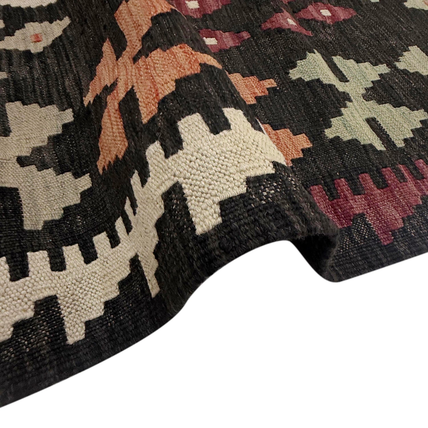 Handmade Vegetable Kilim 6' 7" x 9' 10" (ft) - No. R38634