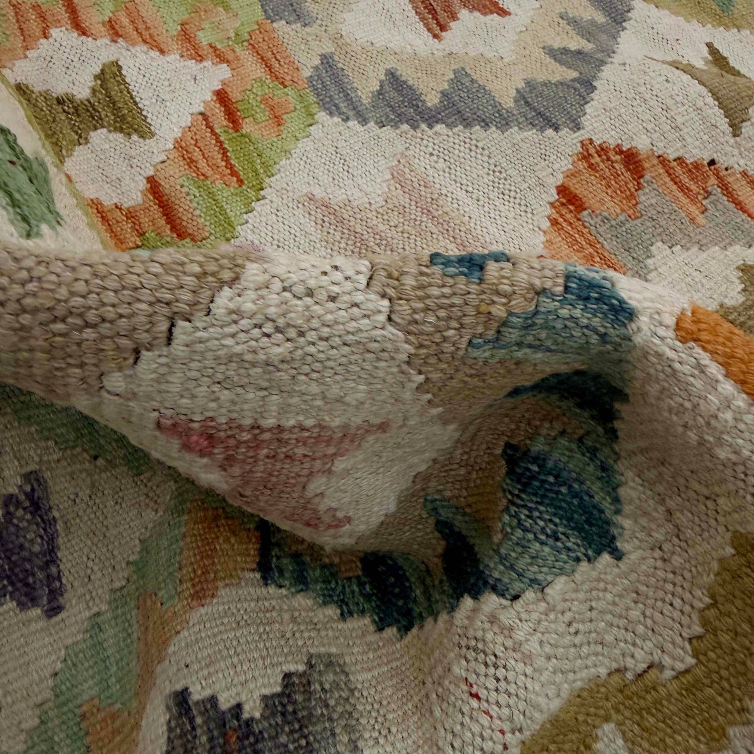 Vegetable Kilim Runner 2' 7" x 7' 7" (ft) - No. R38637