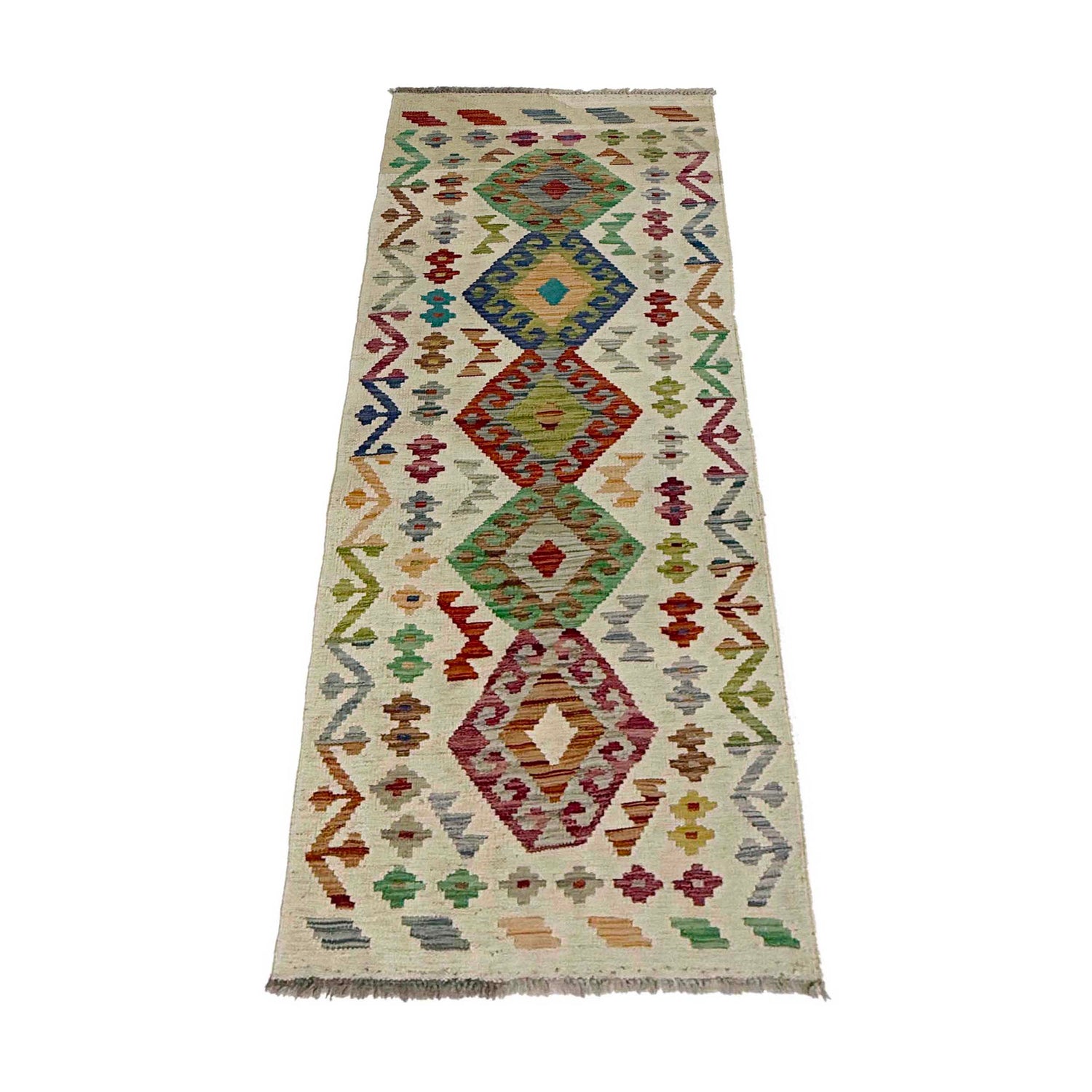 Vegetable Kilim Runner 2' 1" x 5' 10" (ft)- No. R38638