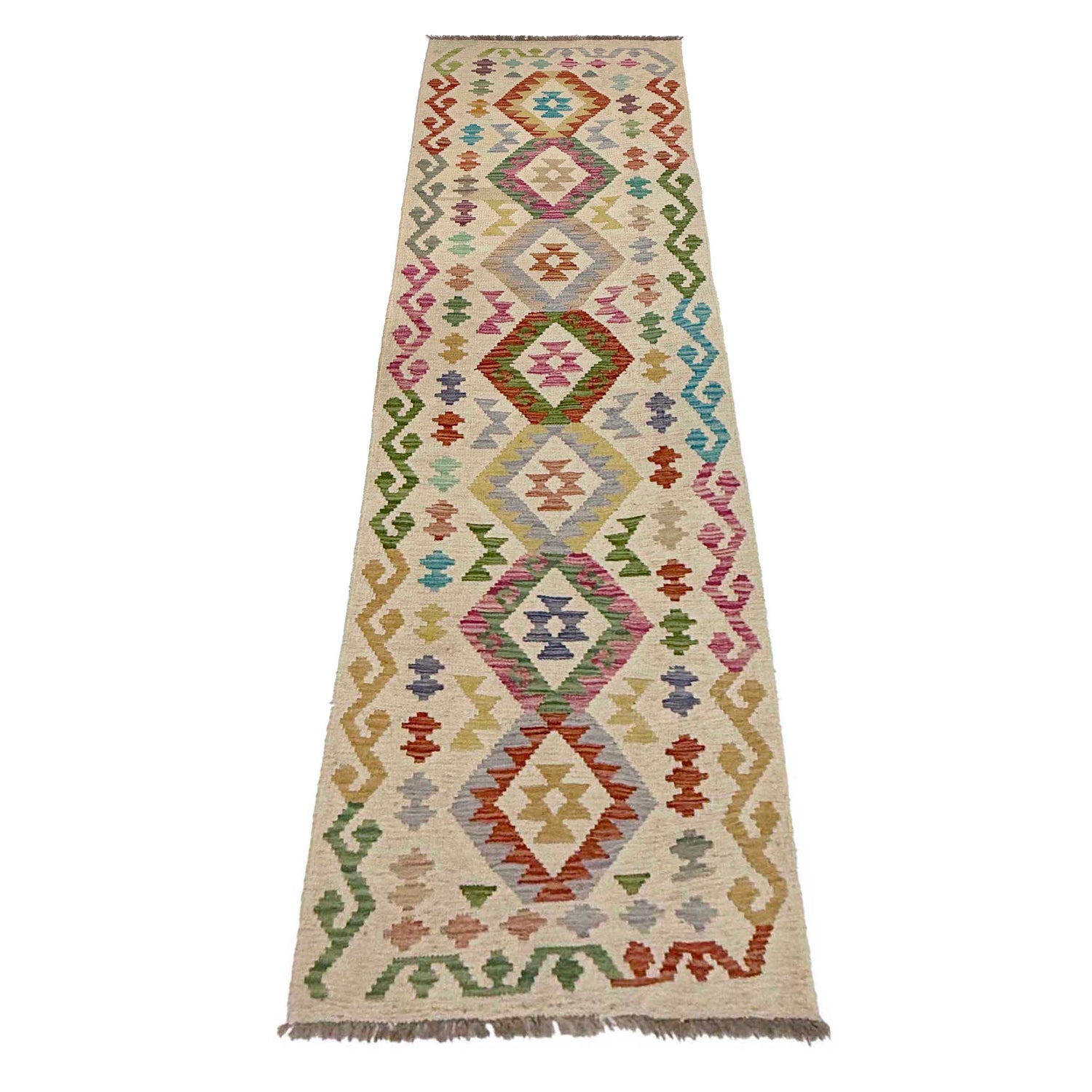 Vegetable Kelim Runner 2' 3" x 7' 11" (ft) - No. R38639