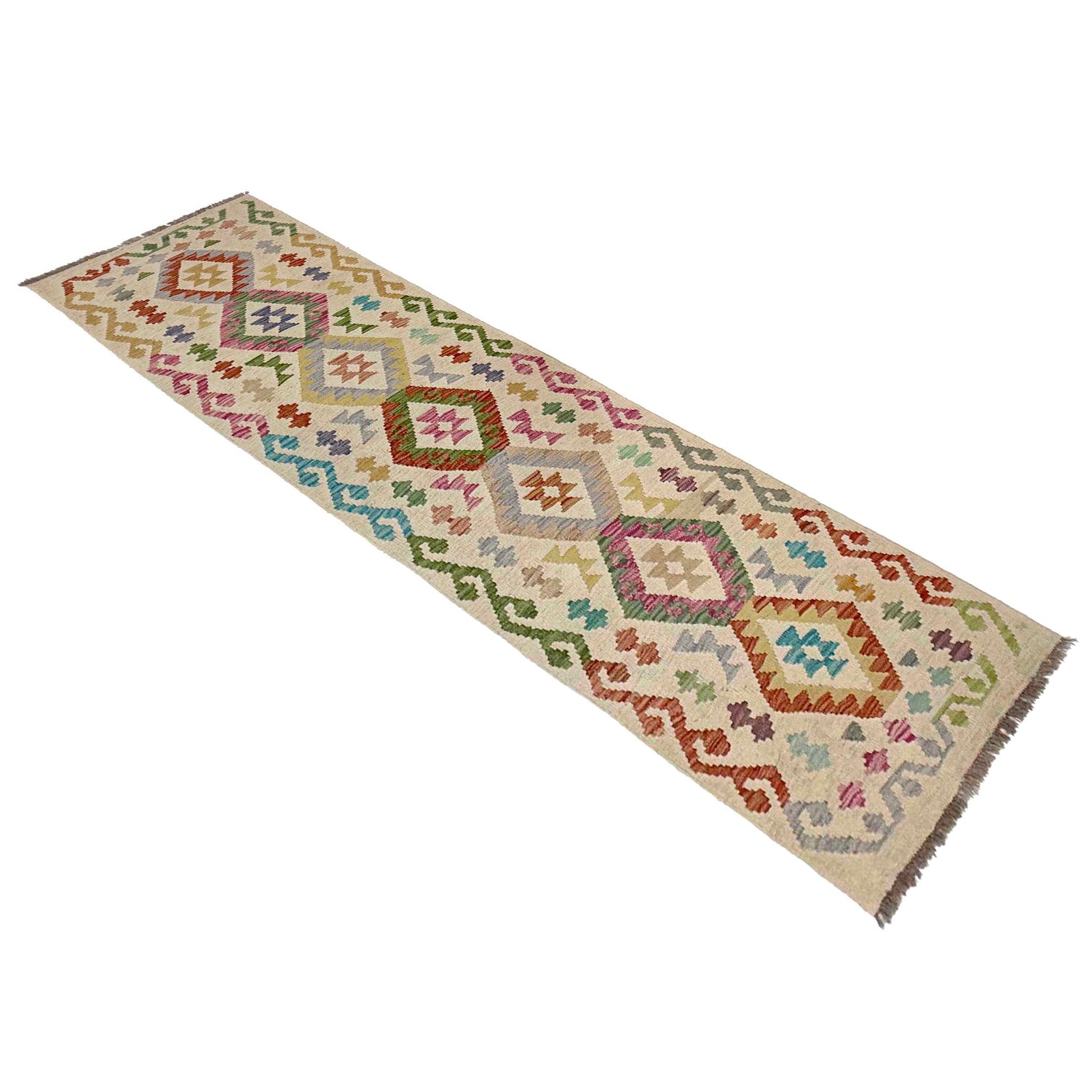 Vegetable Kelim Runner 2' 3" x 7' 11" (ft) - No. R38639