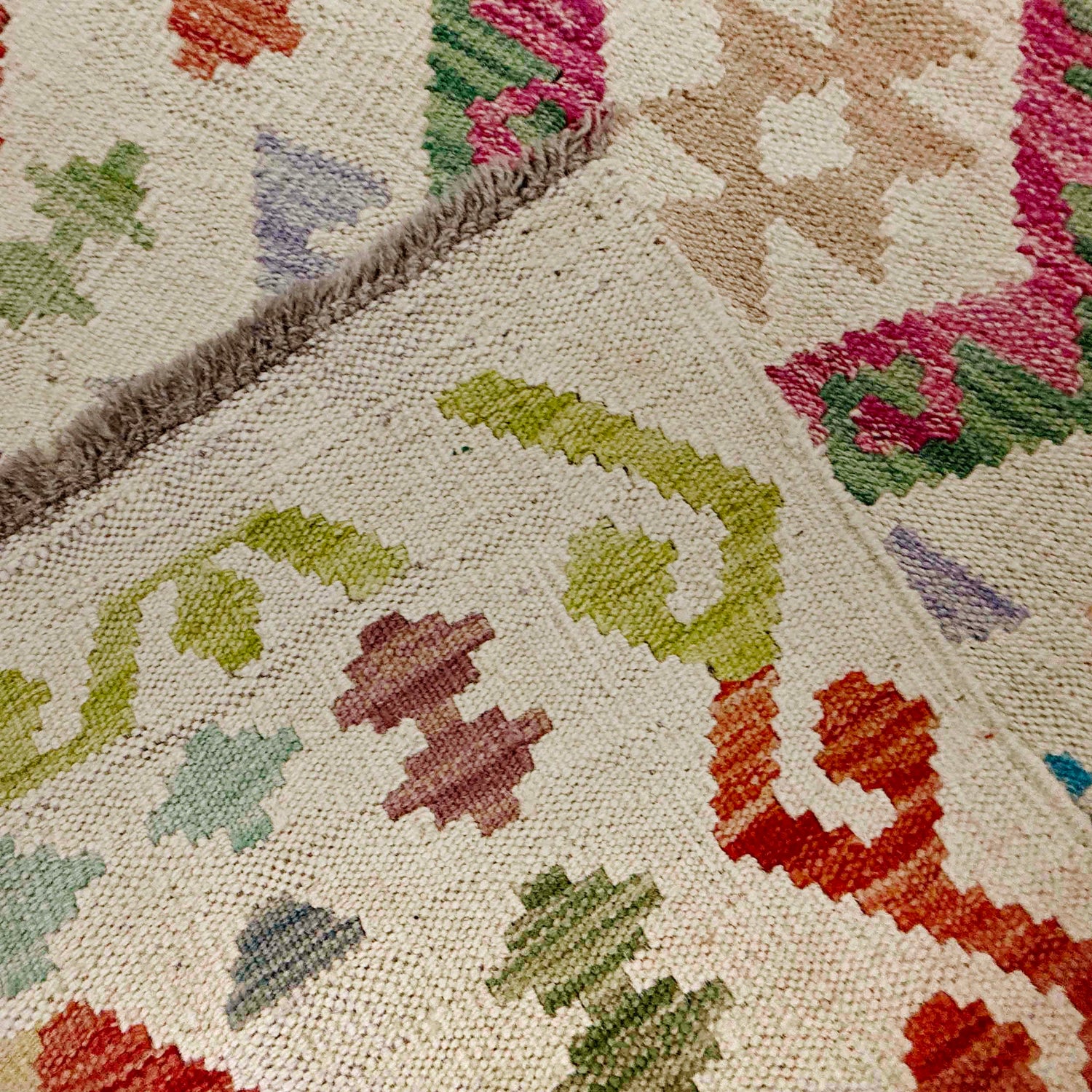 Vegetable Kelim Runner 2' 3" x 7' 11" (ft) - No. R38639