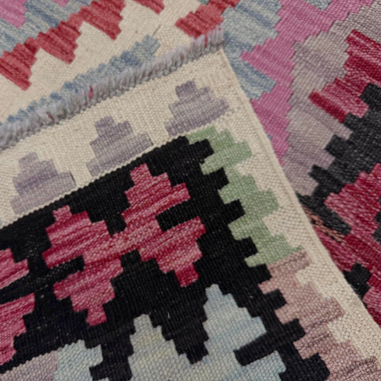 Vegetable Kilim Runner 2' 7" x 6' 7" (ft)- No. R38644