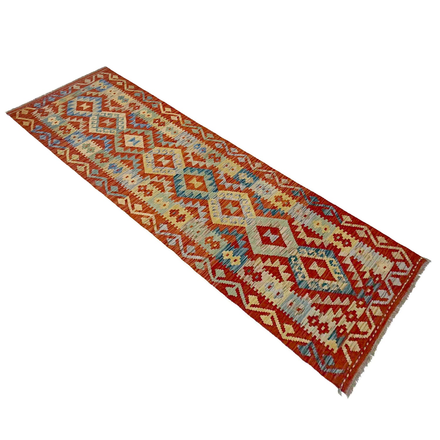 Vegetable Kelim Runner 2' 7" x 9' 10" (ft) - No. R38646