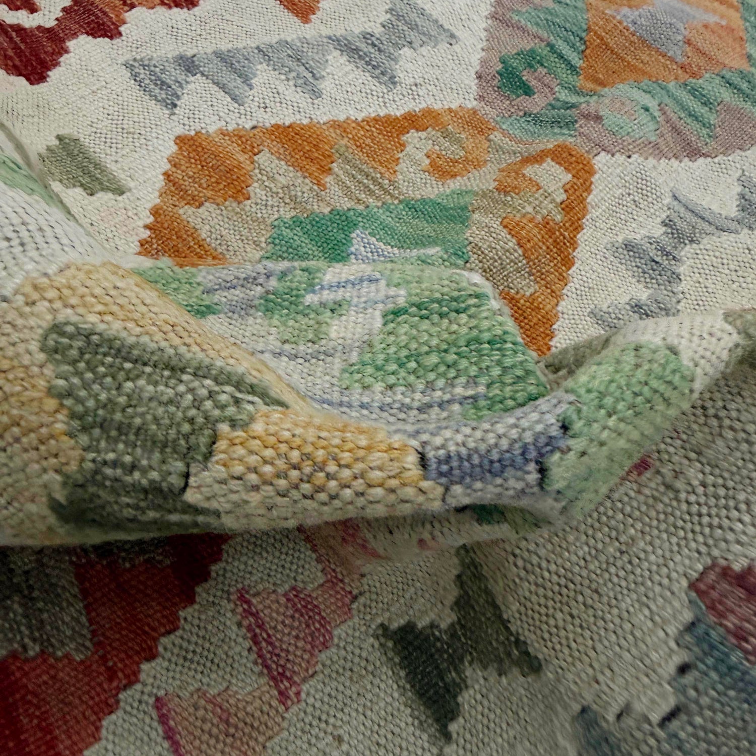 Vegetable Kilim Runner 2' 0" x 5' 7" (ft)- No. R38647