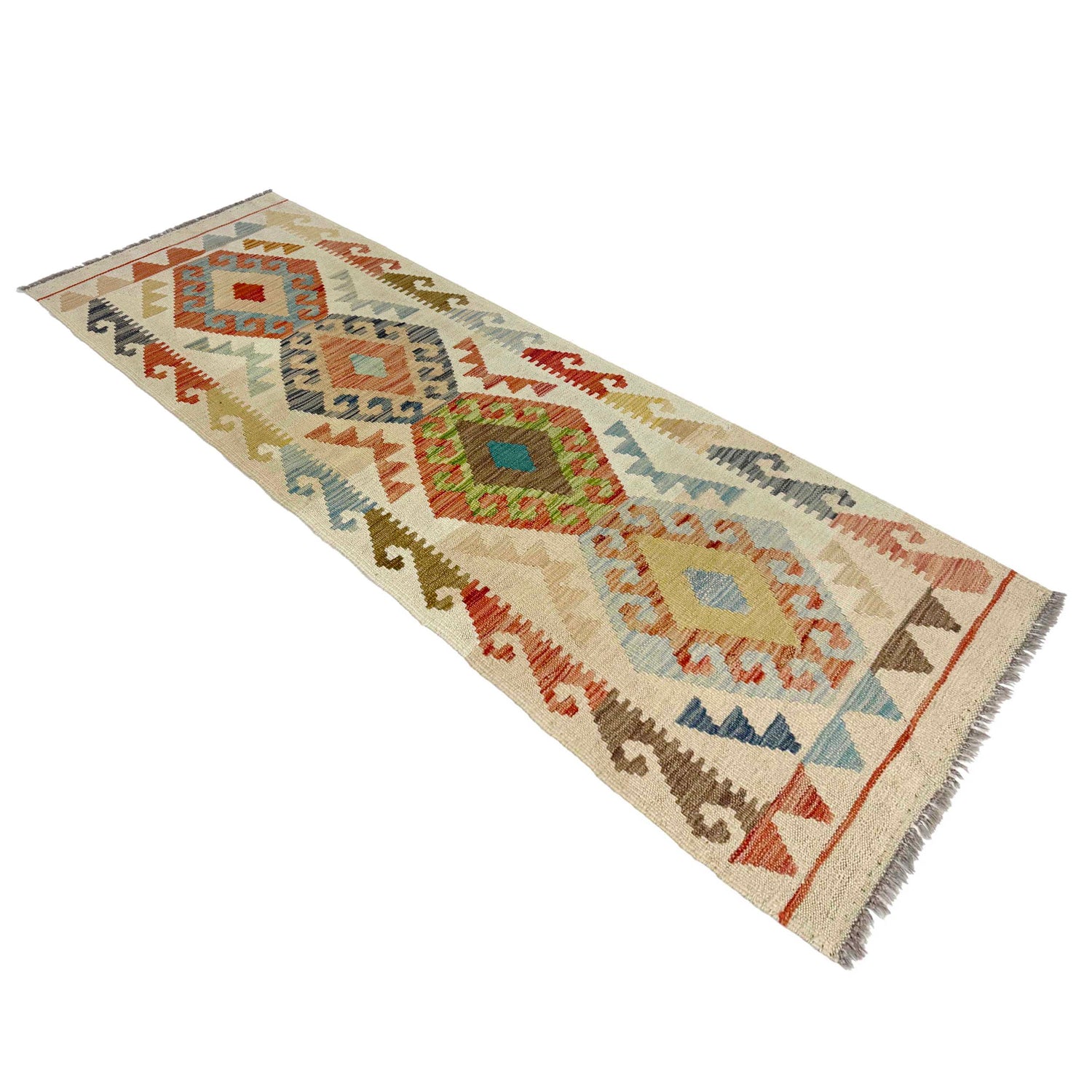 Vegetable Kelim Runner 2' 0" x 6' 0" (ft)- No. R38651