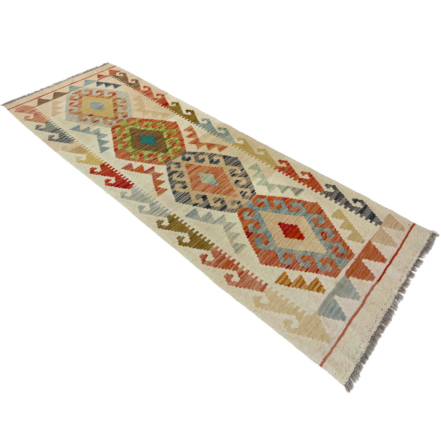 Vegetable Kelim Runner 2' 0" x 6' 0" (ft)- No. R38651
