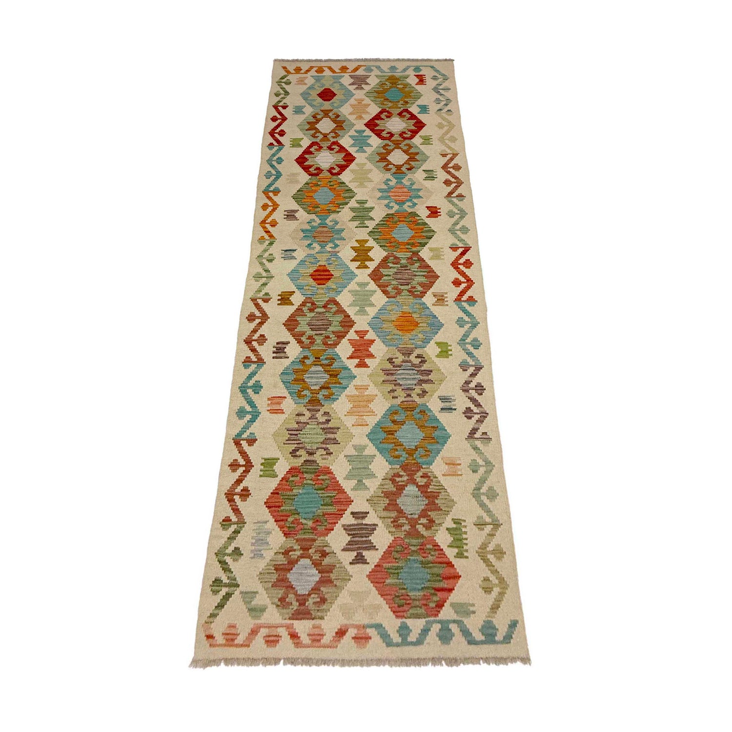 Vegetable Kelim Runner 2' 7" x 9' 6" (ft) - No. R38654