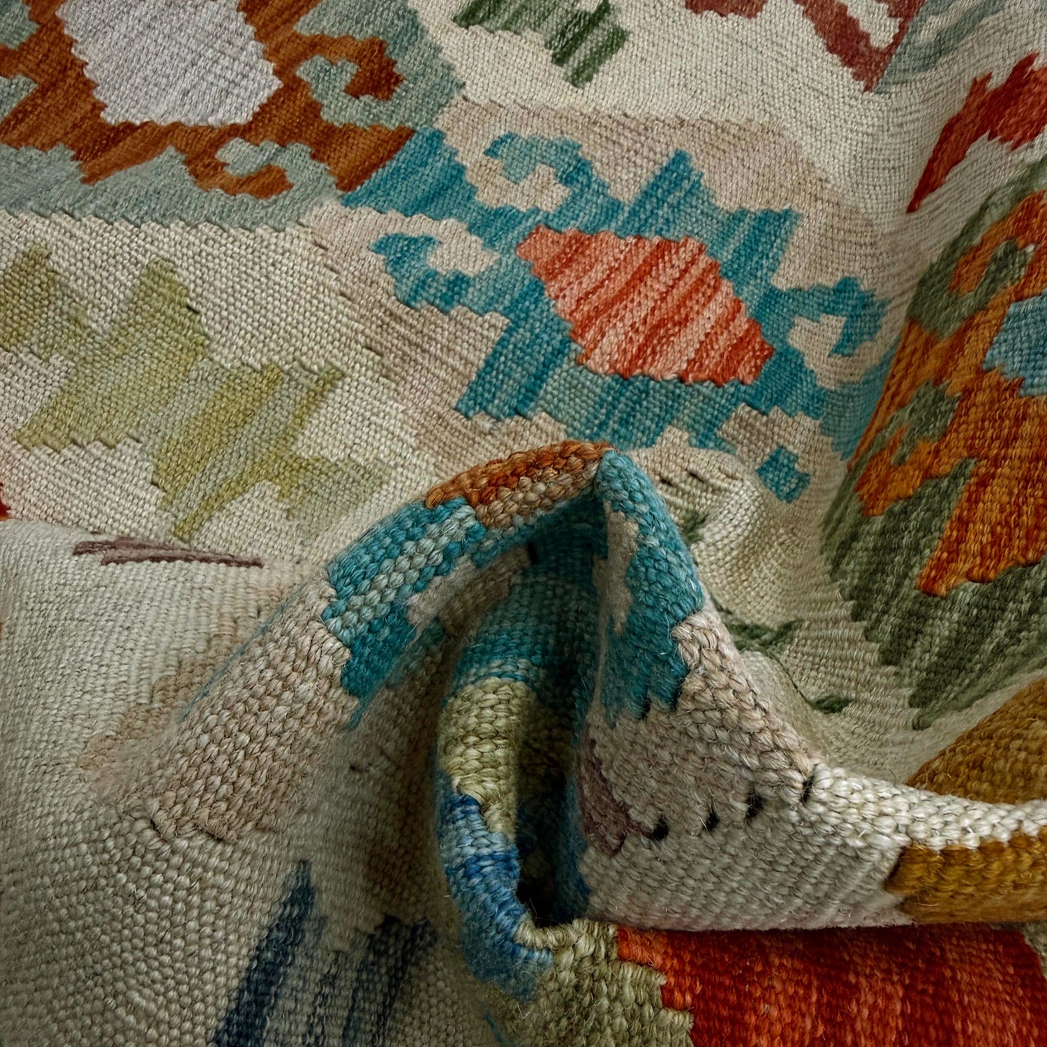 Vegetable Kelim Runner 2' 7" x 9' 6" (ft) - No. R38654