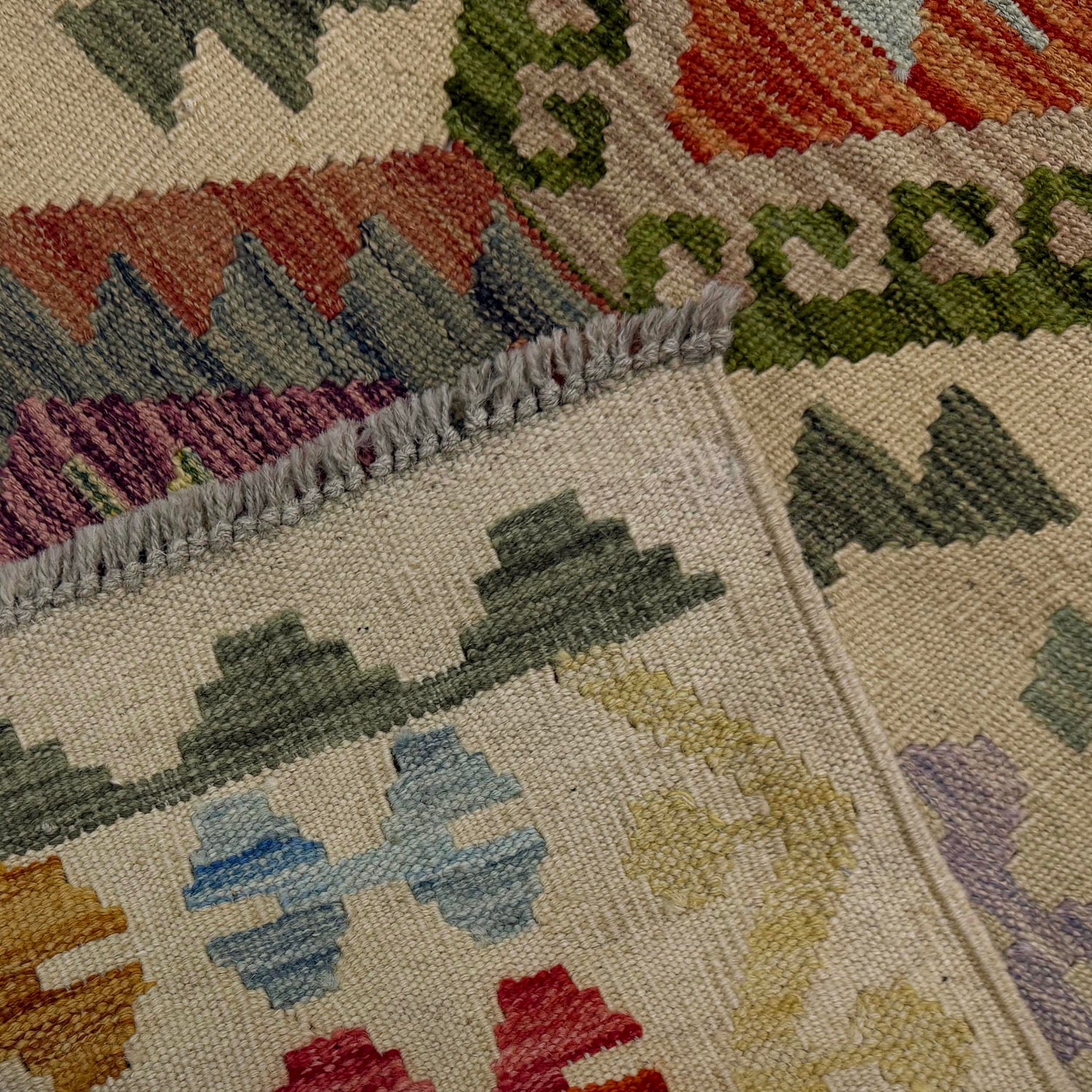 Vegetable Kilim Runner 2' 7" x 9' 9" (ft) - No. R38655