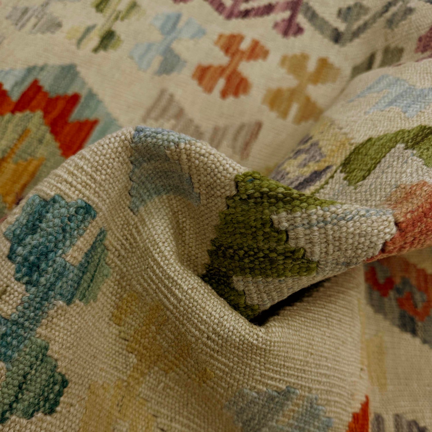 Vegetable Kilim Runner 2' 7" x 9' 9" (ft) - No. R38655