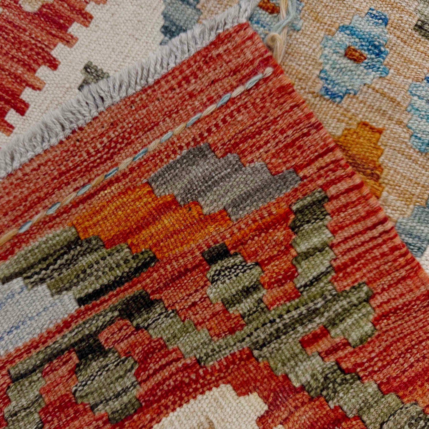 Vegetable Kilim Runner 2' 0" x 5' 10" (ft)- No. R38657