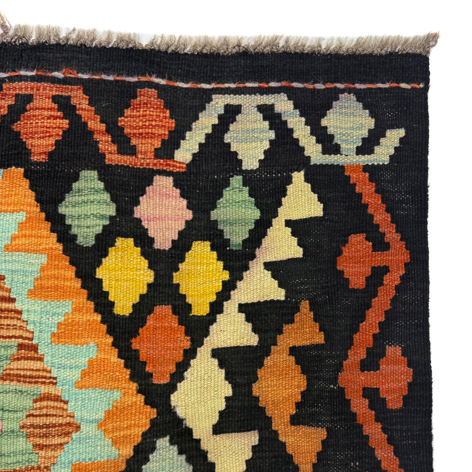 Vegetable Kilim Runner 2' 11" x 15' 10" (ft) - No. R38658