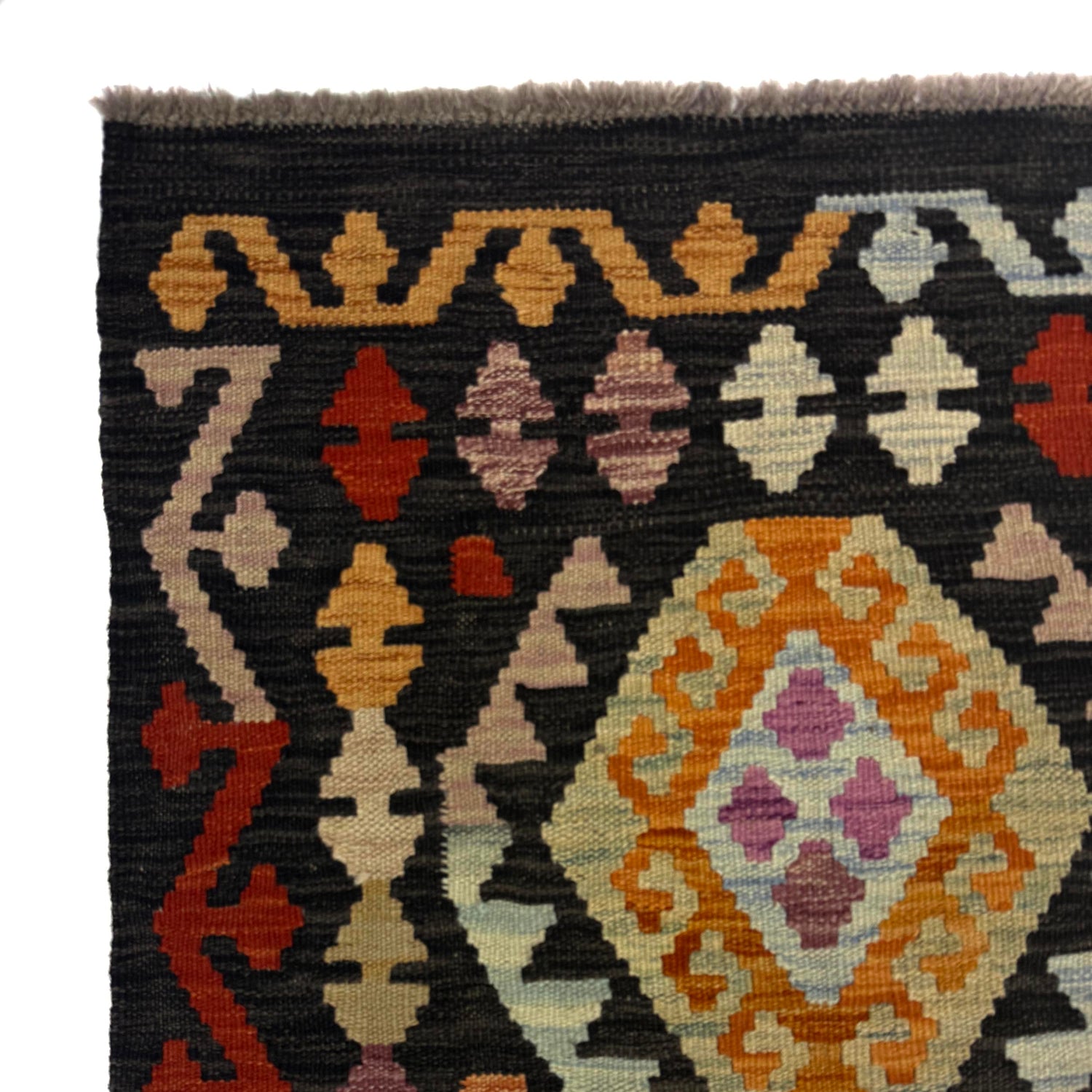 Vegetable Kelim Runner 2' 7" x 9' 10" (ft) - No. R38659