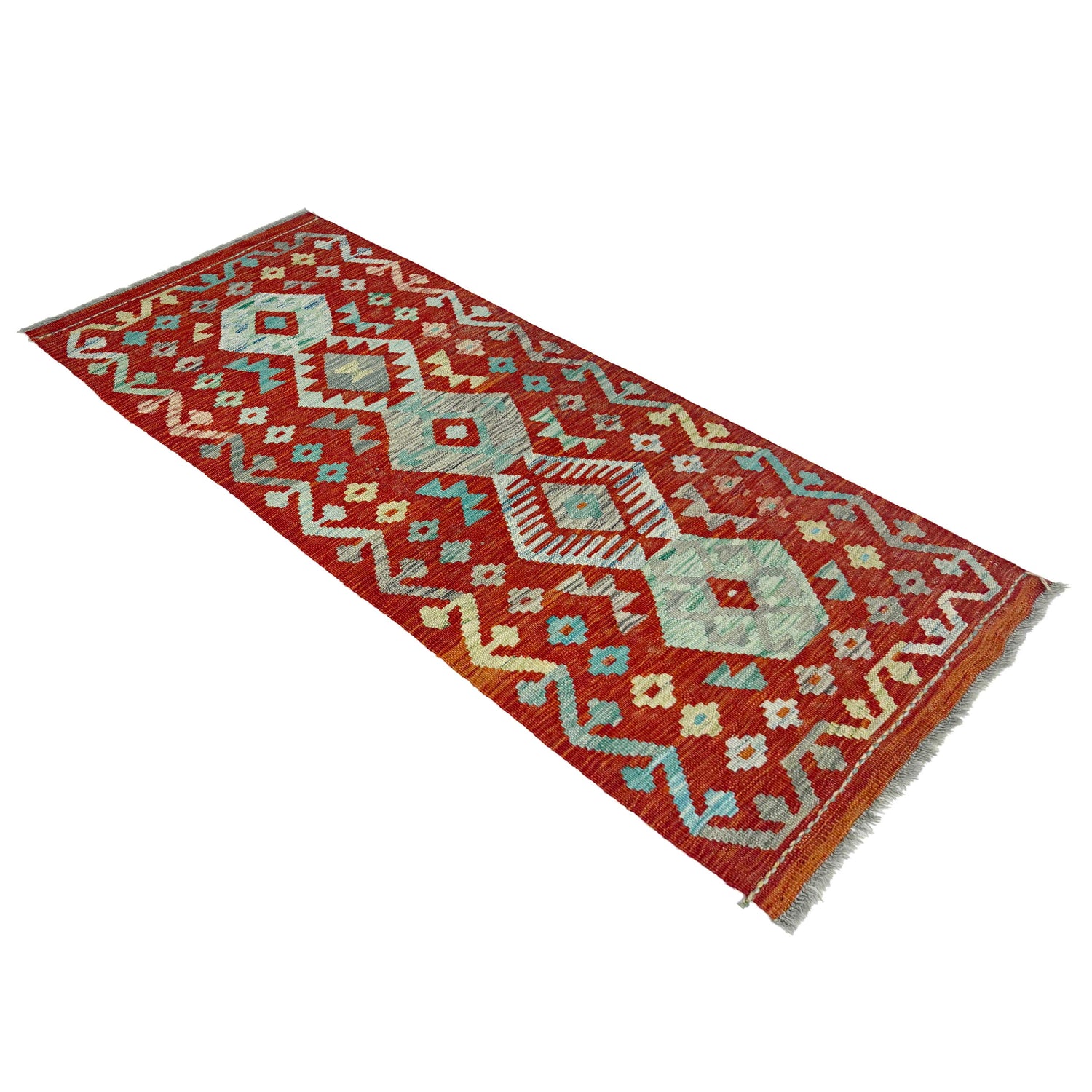 Vegetable Kilim Runner 2' 1" x 5' 2" (ft)- No. R38660