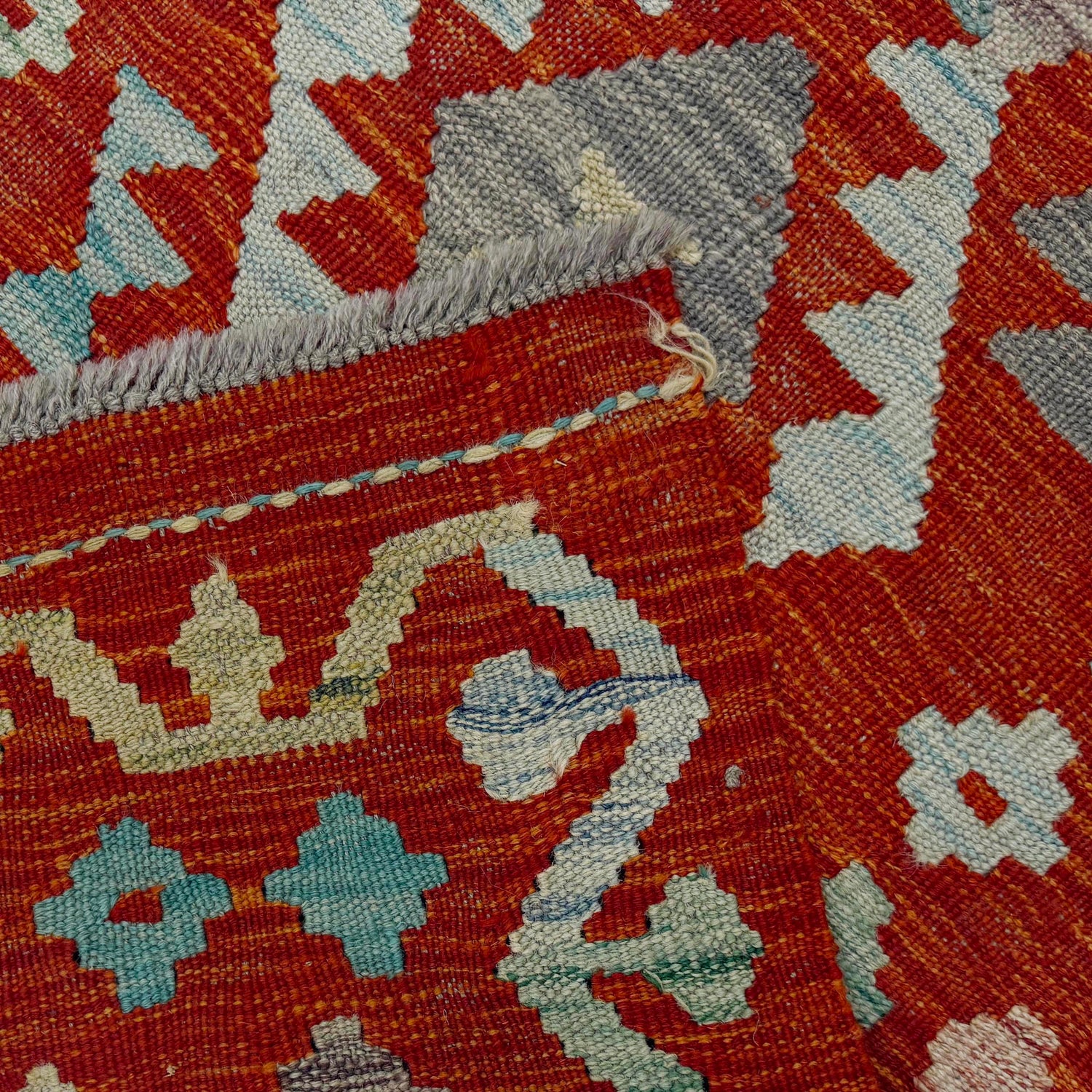 Vegetable Kilim Runner 2' 1" x 5' 2" (ft)- No. R38660