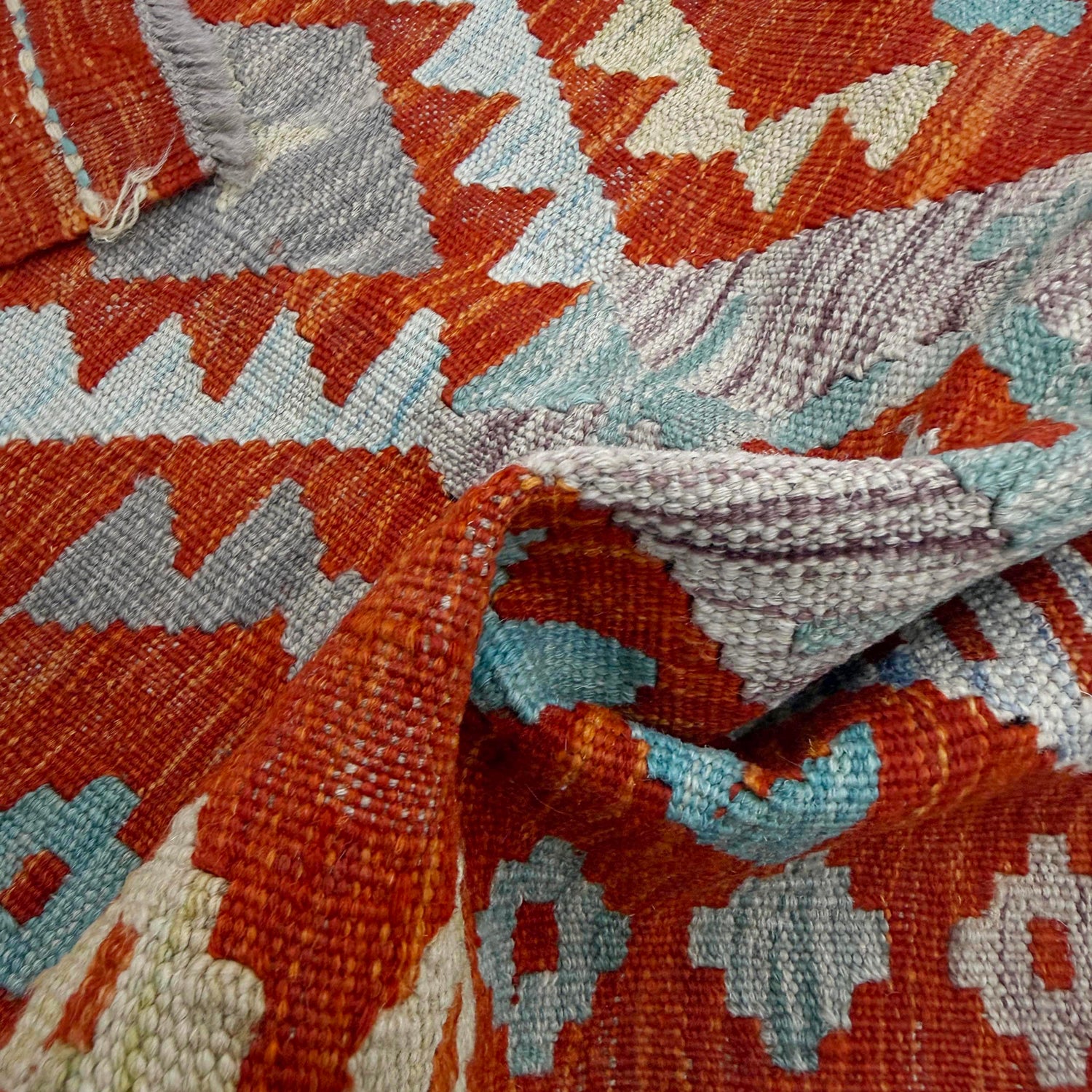 Vegetable Kilim Runner 2' 1" x 5' 2" (ft)- No. R38660
