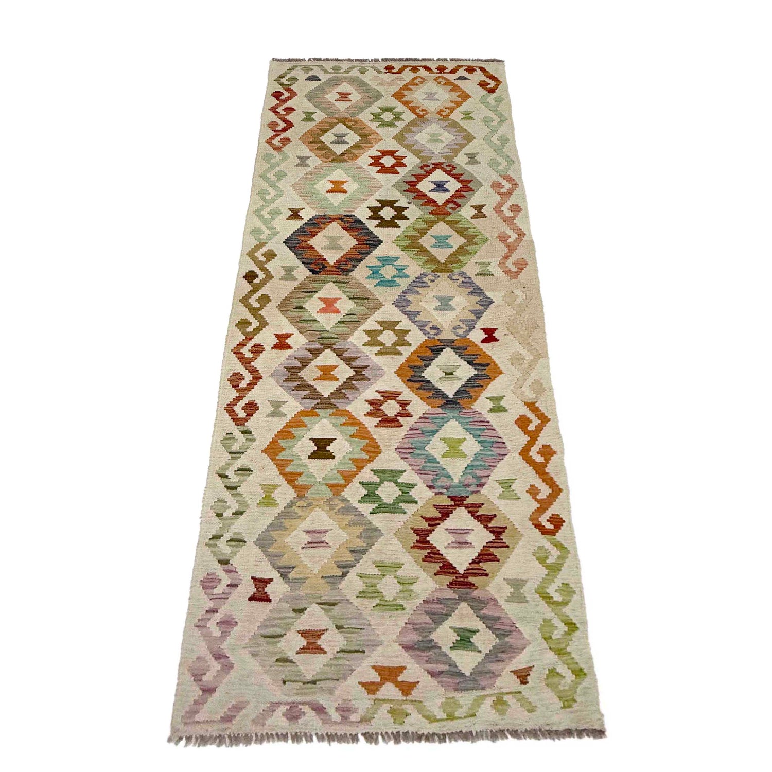 Vegetable Kilim Runner 2' 7" x 7' 9" (ft) - No. R38663