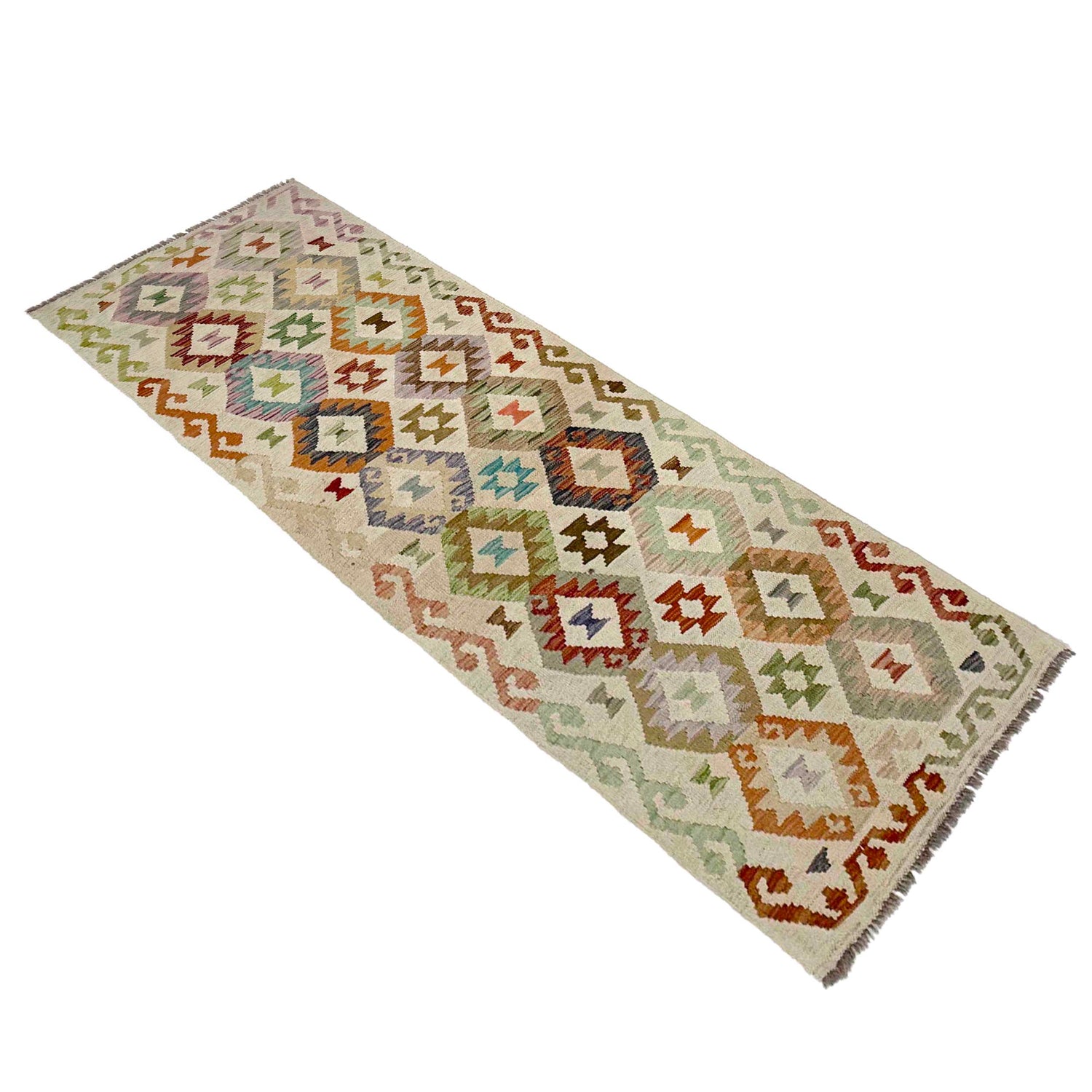 Vegetable Kilim Runner 2' 7" x 7' 9" (ft) - No. R38663