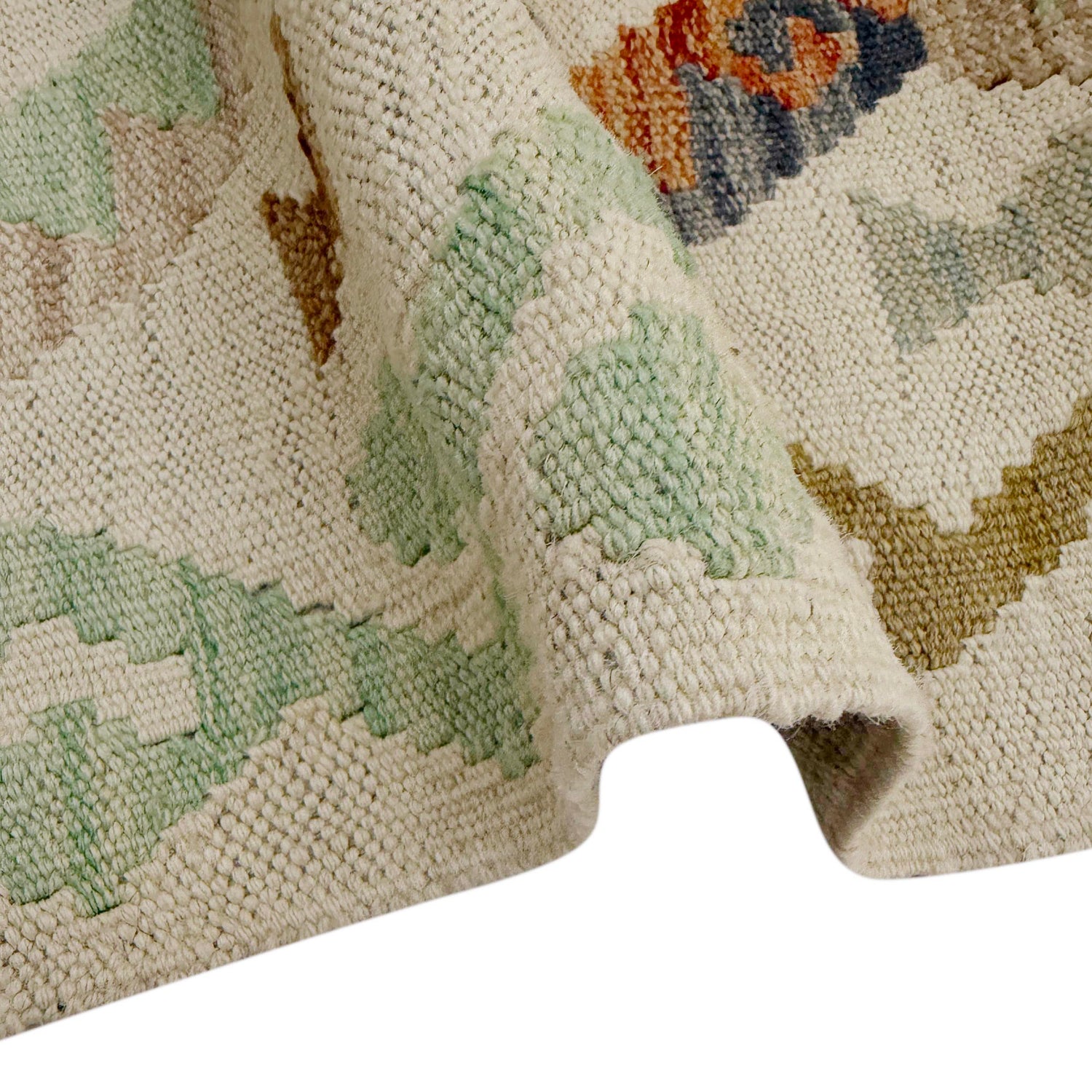 Vegetable Kilim Runner 2' 7" x 7' 9" (ft) - No. R38663
