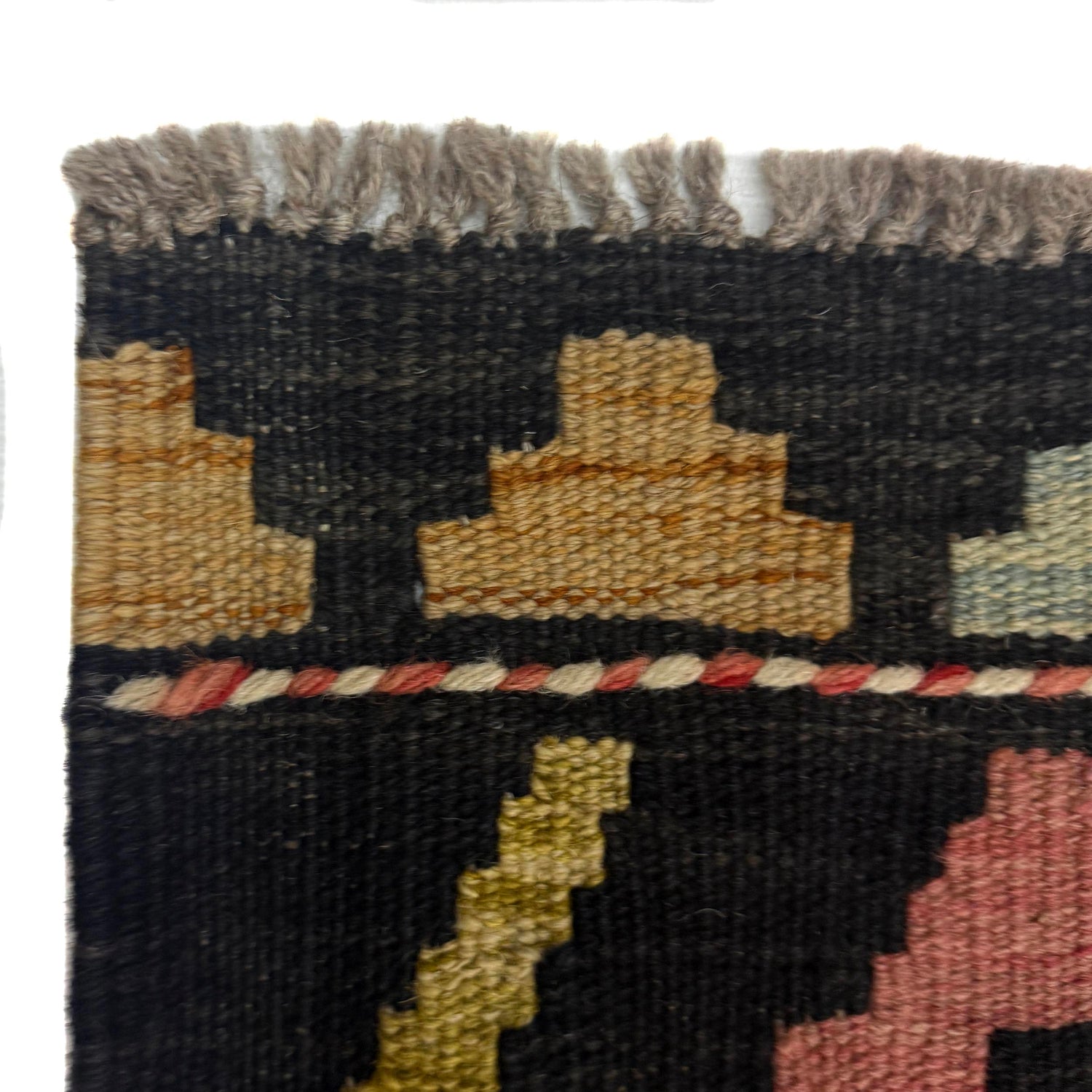Handmade Vegetable Kilim 6' 7" x 9' 8" (ft) - No. R38666