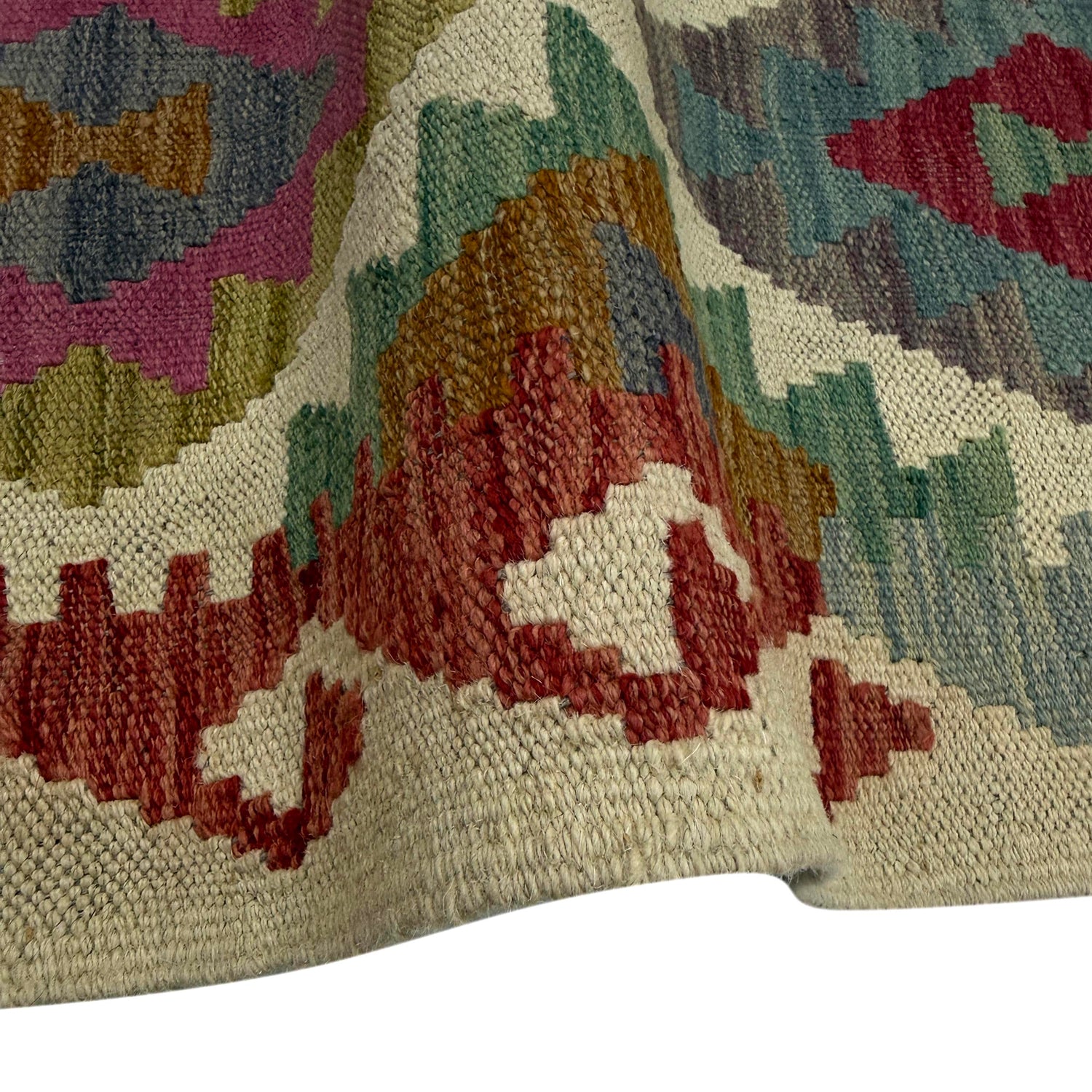 Vegetable Kilim Runner 2' 6" x 9' 10" (ft) - No. R38668