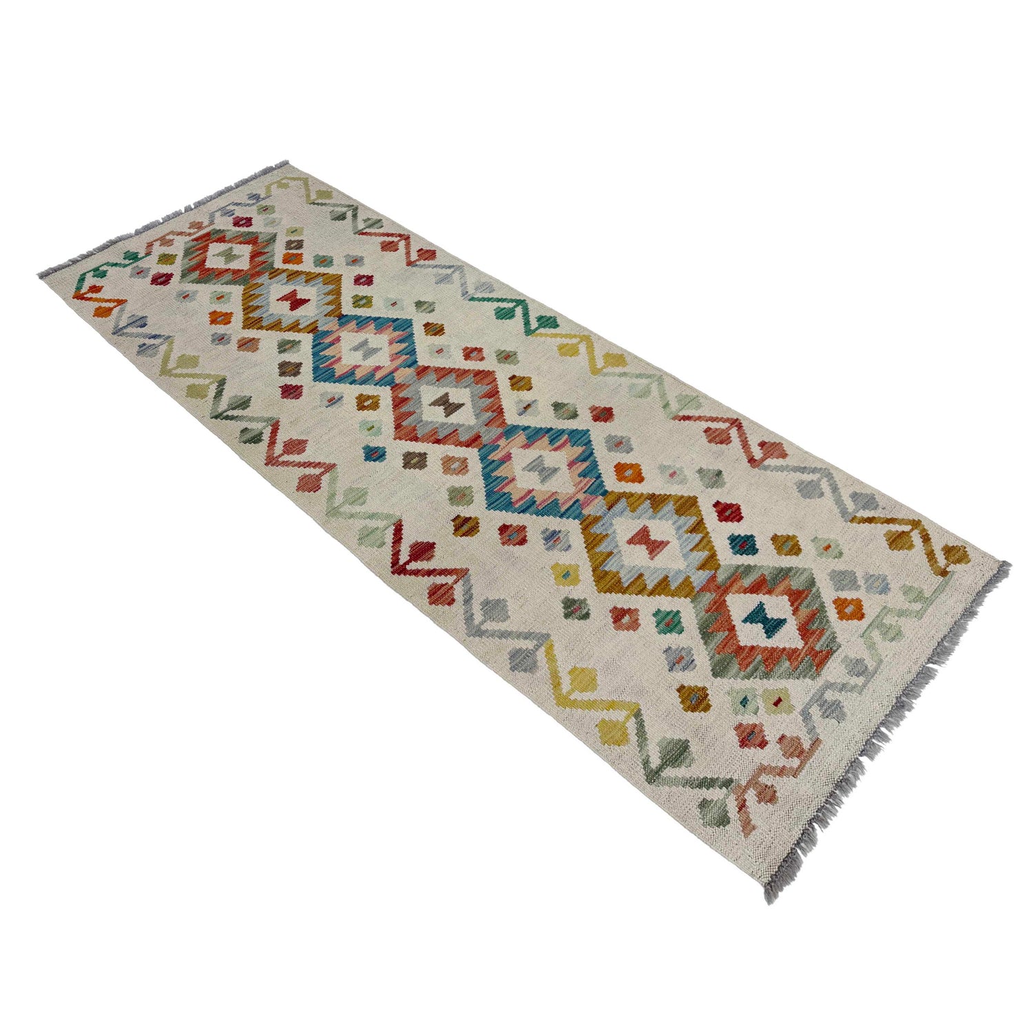 Vegetable Kilim Runner 2' 2" x 5' 11" (ft)- No. R38669