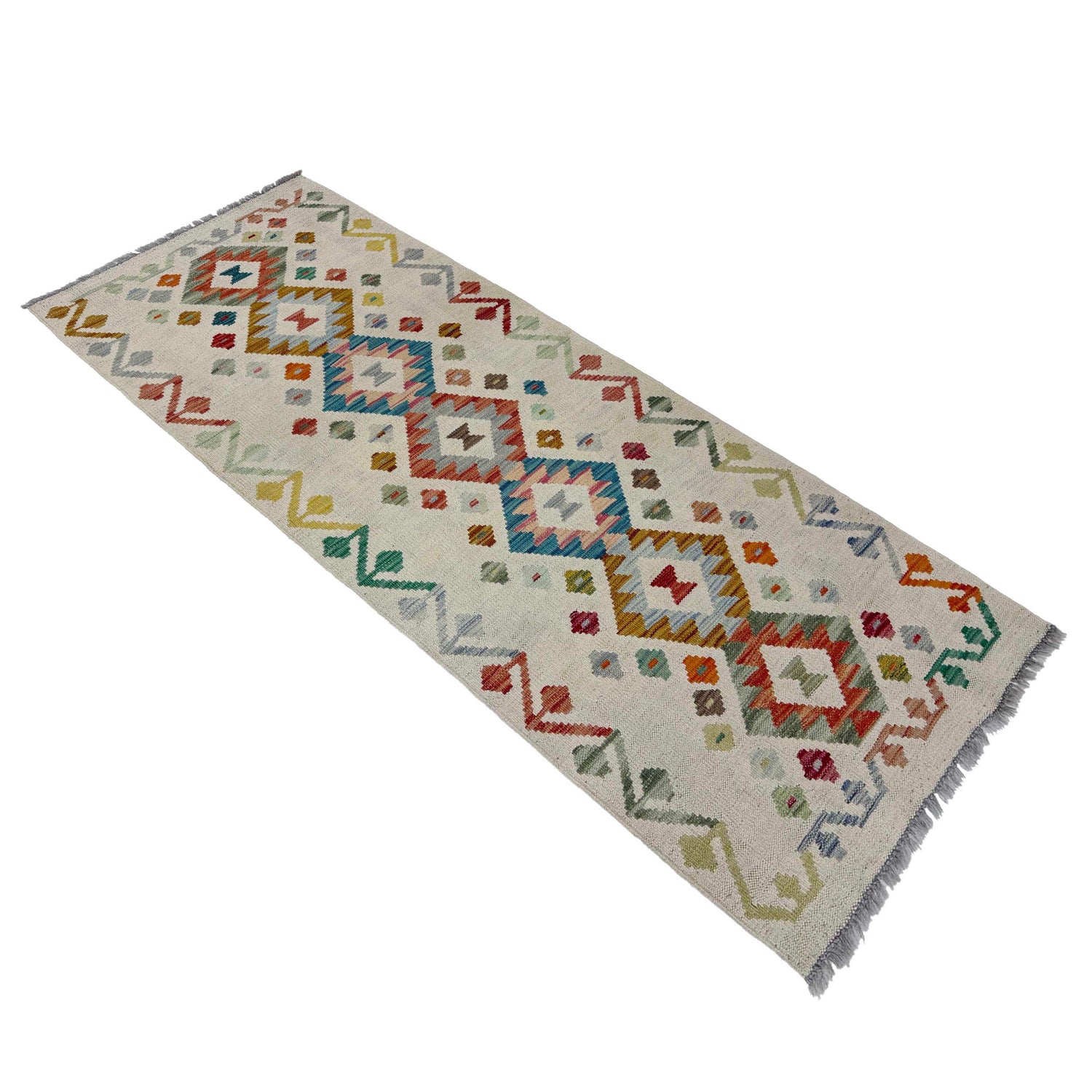 Vegetable Kilim Runner 2' 2" x 5' 11" (ft)- No. R38669