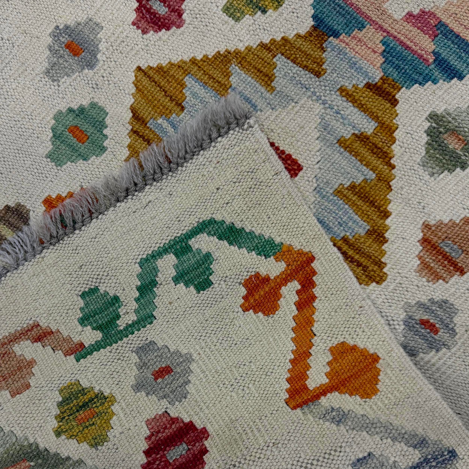 Vegetable Kilim Runner 2' 2" x 5' 11" (ft)- No. R38669