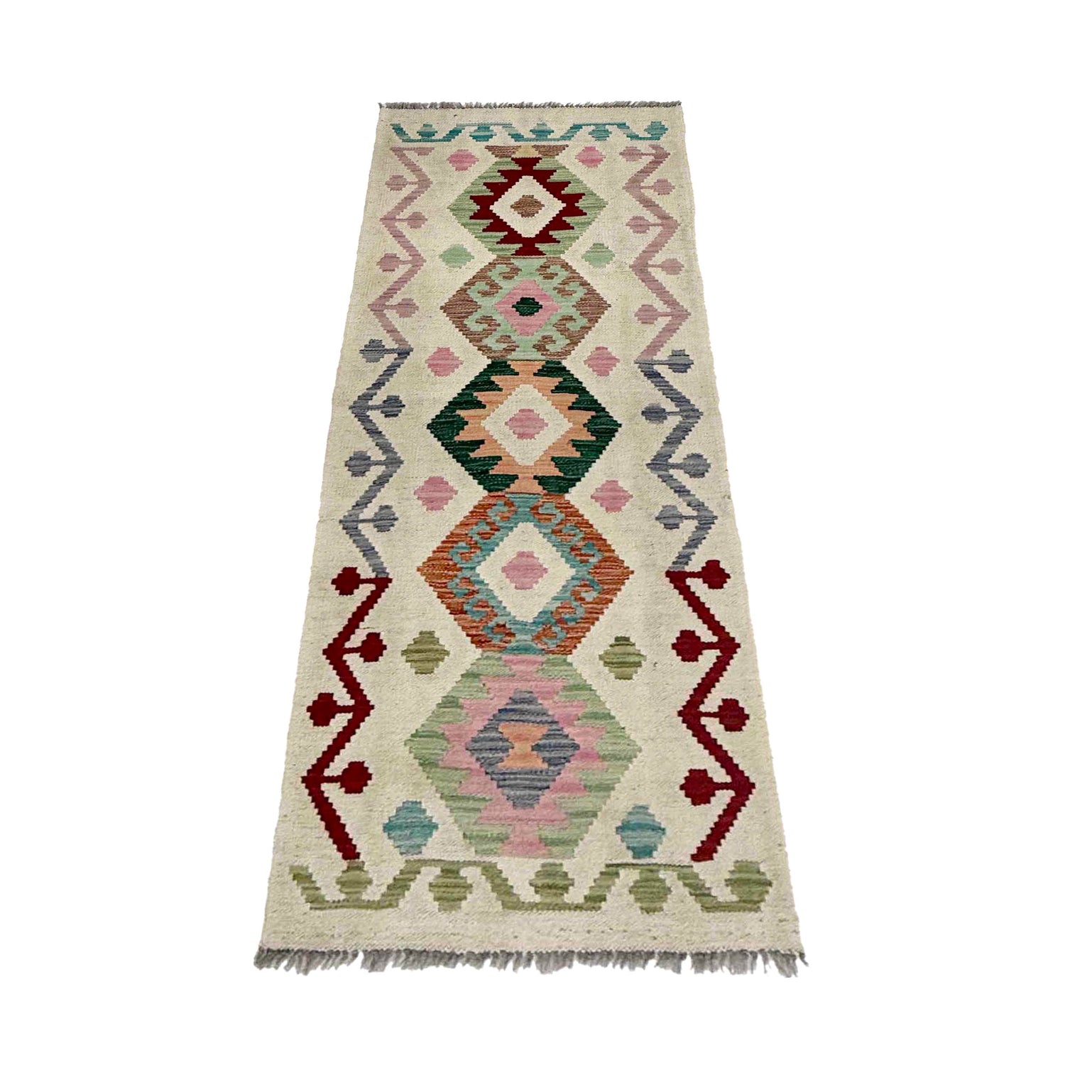 Vegetable Kelim Runner 1' 11" x 5' 6" (ft)- No. R38671