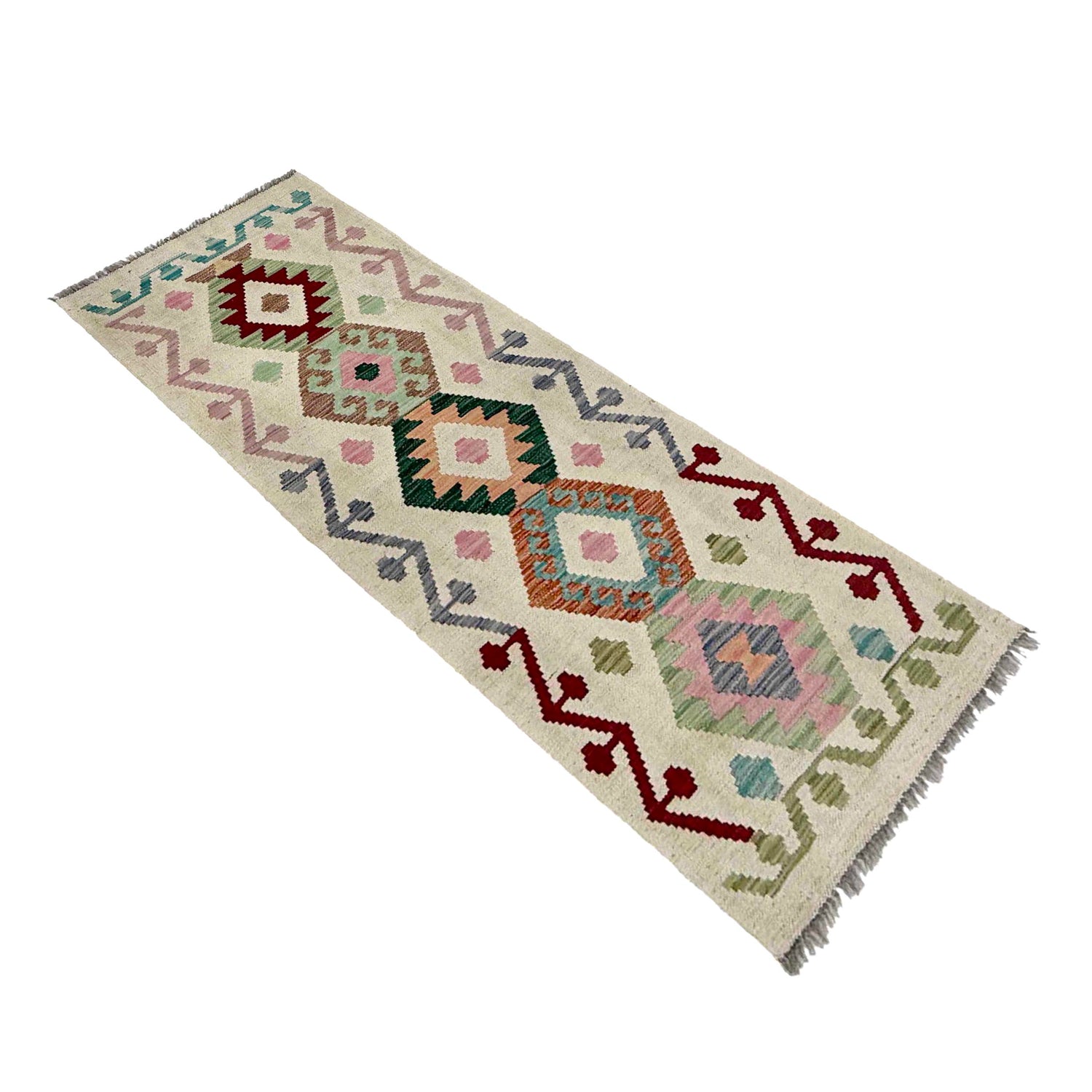 Vegetable Kelim Runner 1' 11" x 5' 6" (ft)- No. R38671