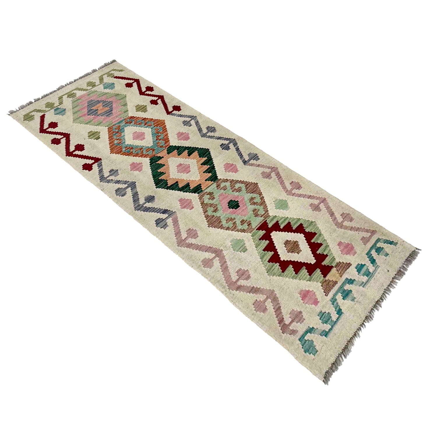 Vegetable Kelim Runner 1' 11" x 5' 6" (ft)- No. R38671