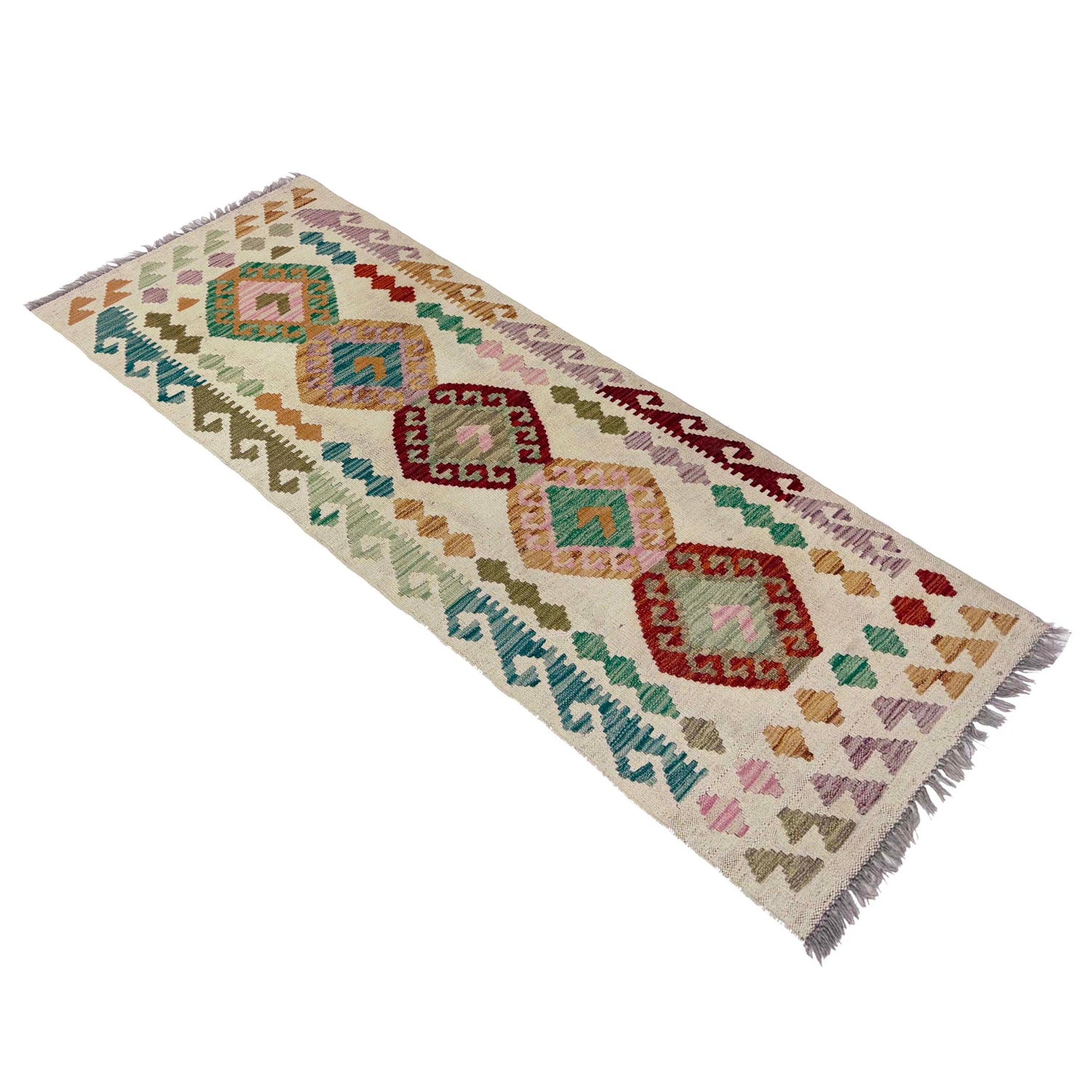 Vegetable Kilim Runner 2' 2" x 6' 4" (ft)- No. R38672