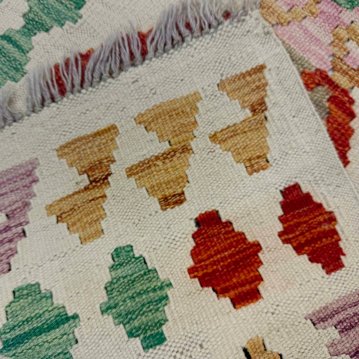 Vegetable Kilim Runner 2' 2" x 6' 4" (ft)- No. R38672